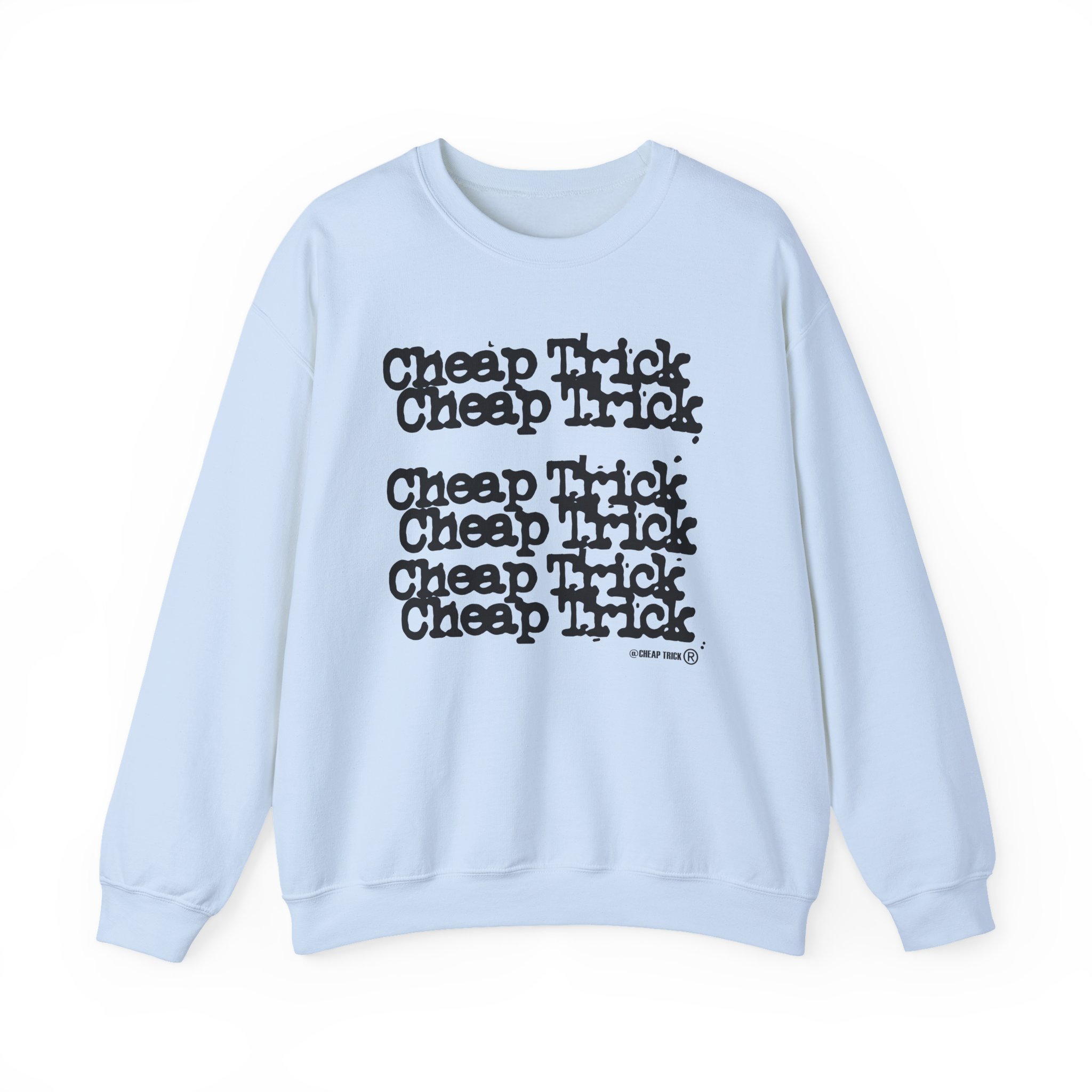 Cheap Trick Stacked Logo Unisex Heavy Blendâ„¢ Crewneck Sweatshirt