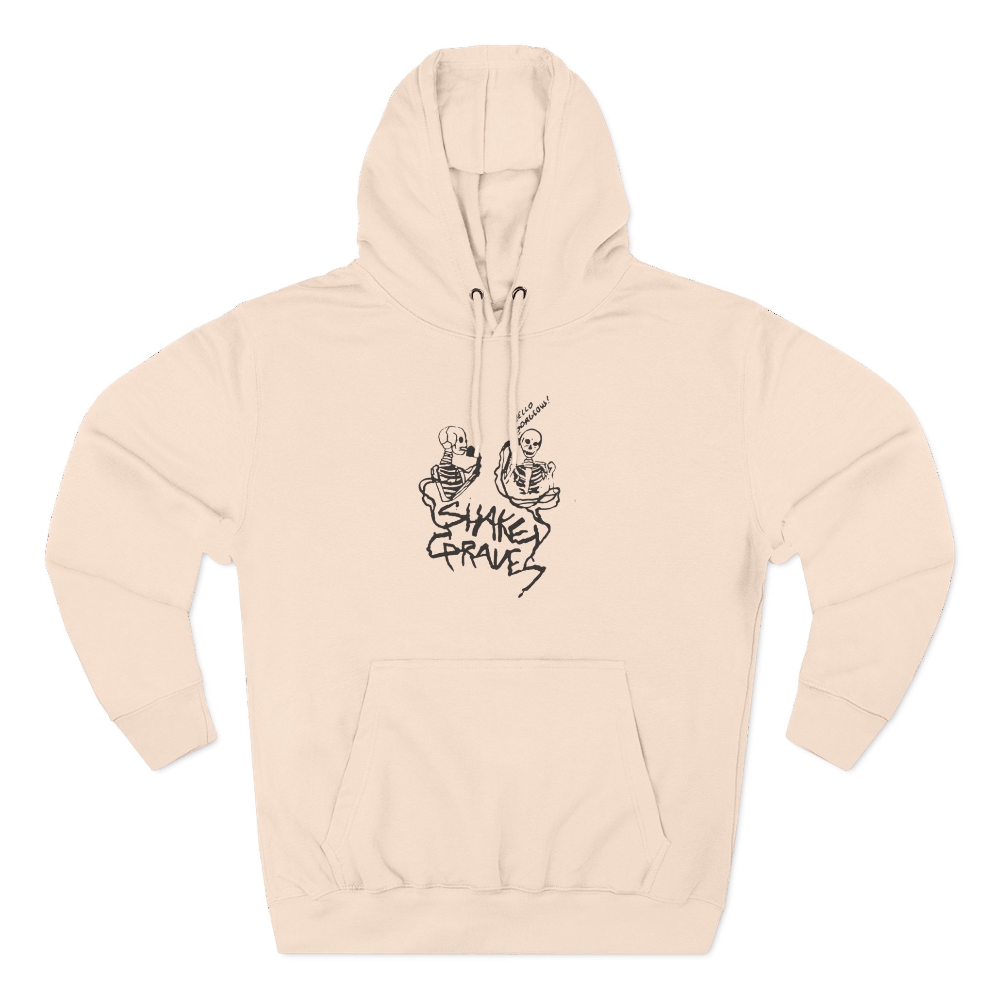 Shakey Graves Hello Gorgeous? Three-Panel Fleece Hoodie