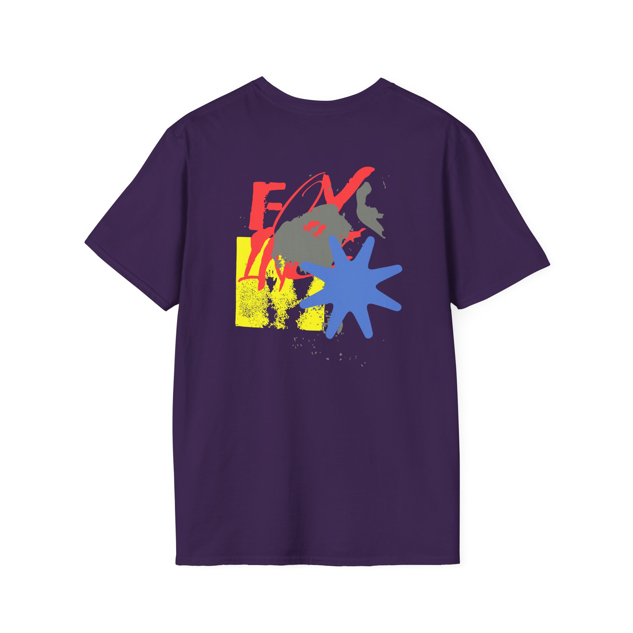 Foxing Shapes Unisex Softstyle T-Shirt