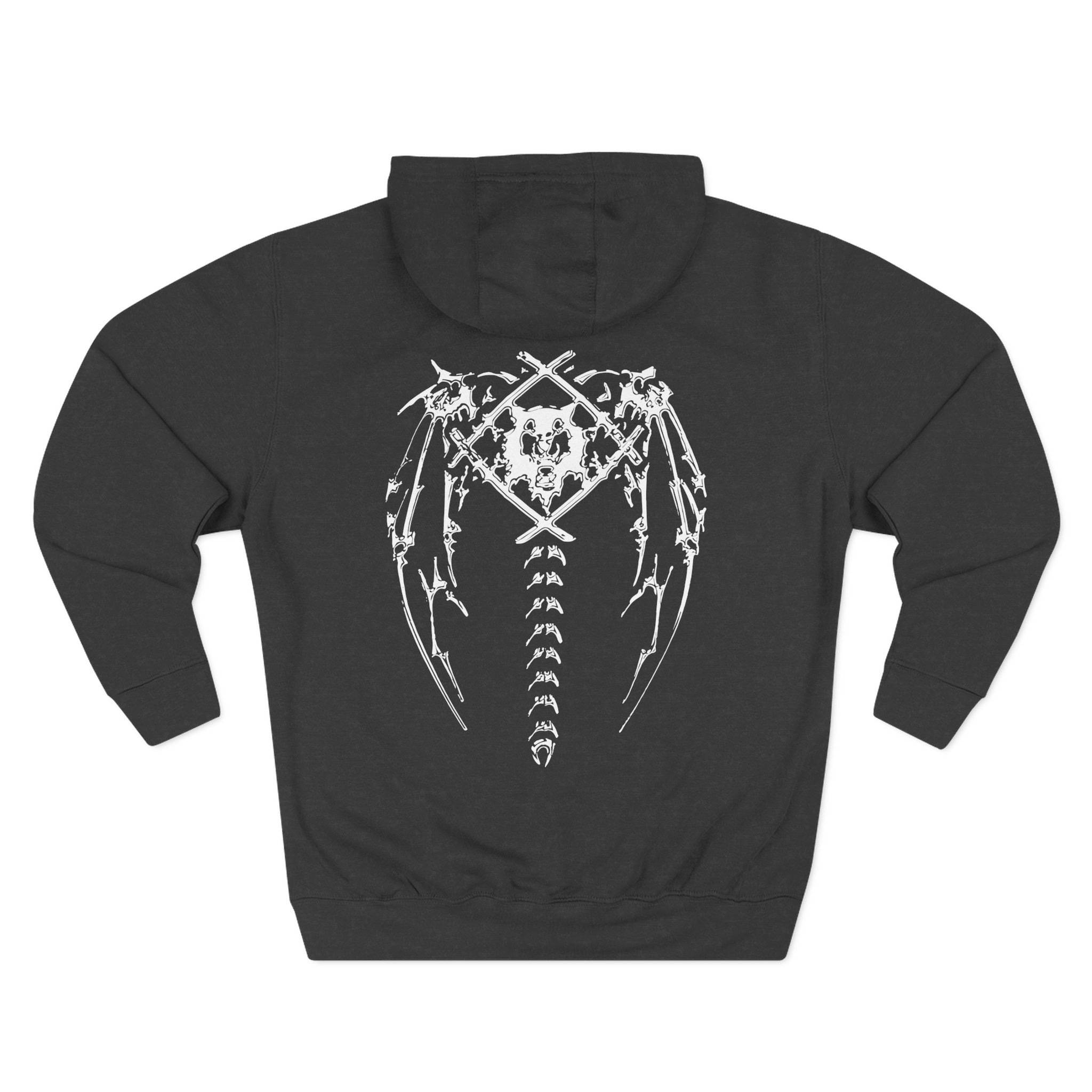Xavier Wulf hollowsquad Three-Panel Fleece Hoodie