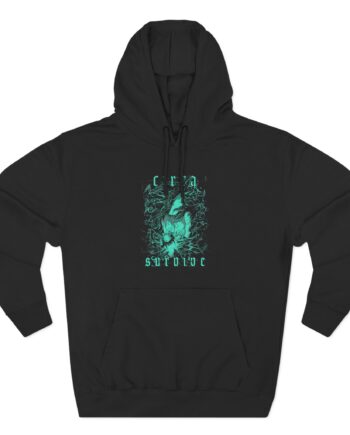 Circa Survive Illustration Three-Panel Fleece Hoodie