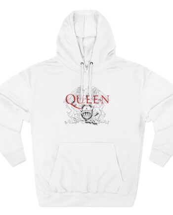 F M Queen Handwritten Three-Panel Fleece Hoodie