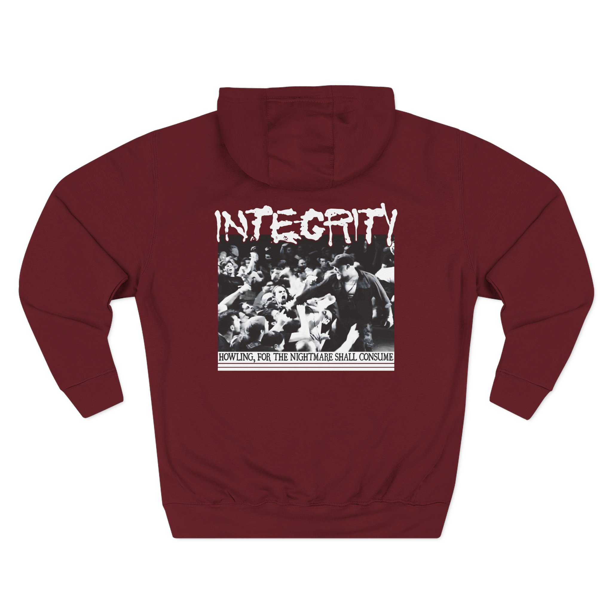 Integrity Logo Three-Panel Fleece Hoodie
