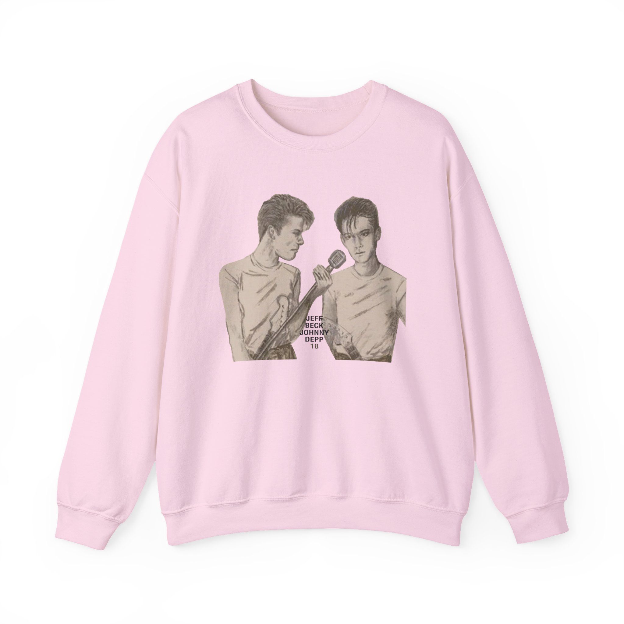 Jeff Beck Jeff & Johnny Unisex Heavy Blendâ„¢ Crewneck Sweatshirt