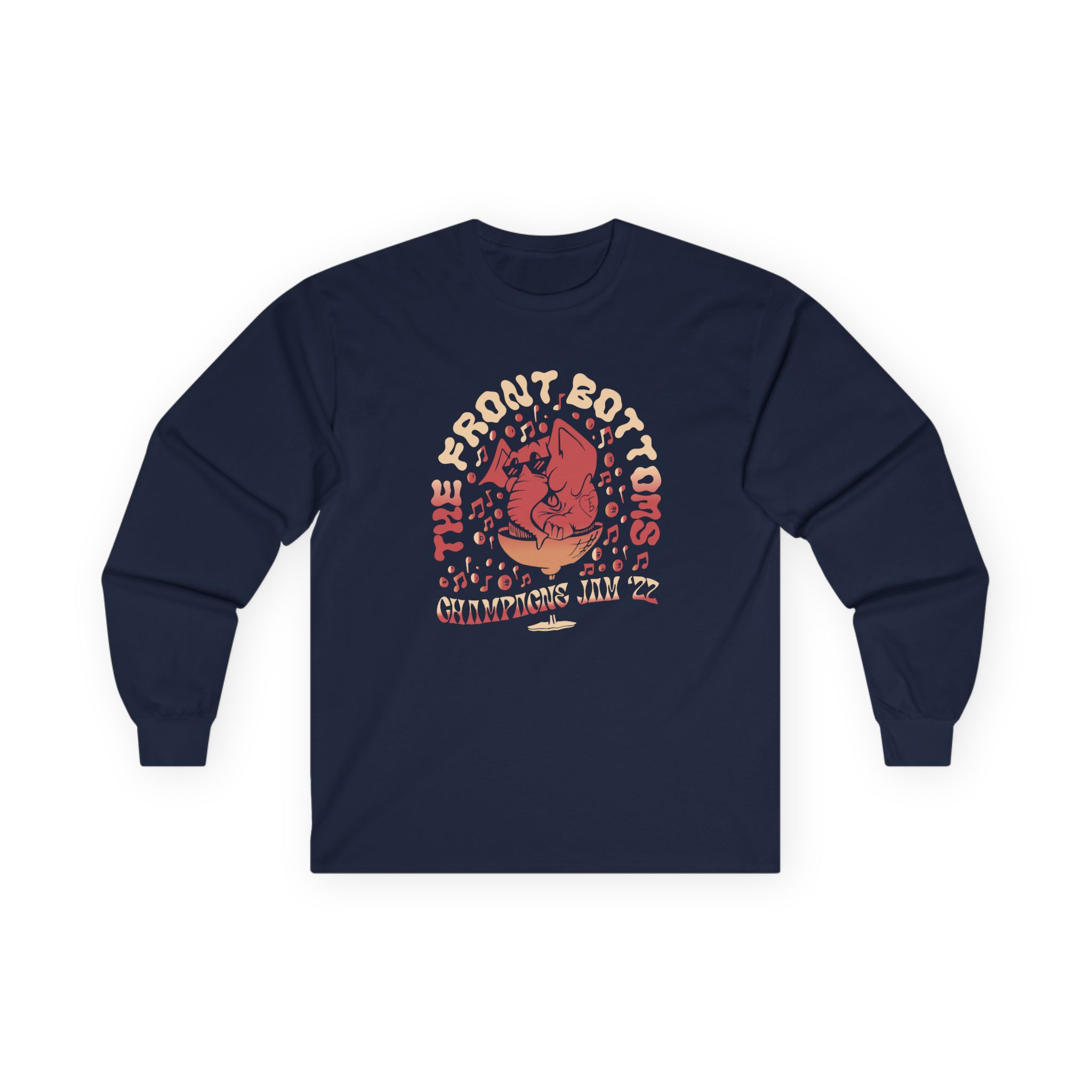 The Front Bottoms Champagne Jam 2022 Unisex Ultra Cotton Long Sleeve Tee