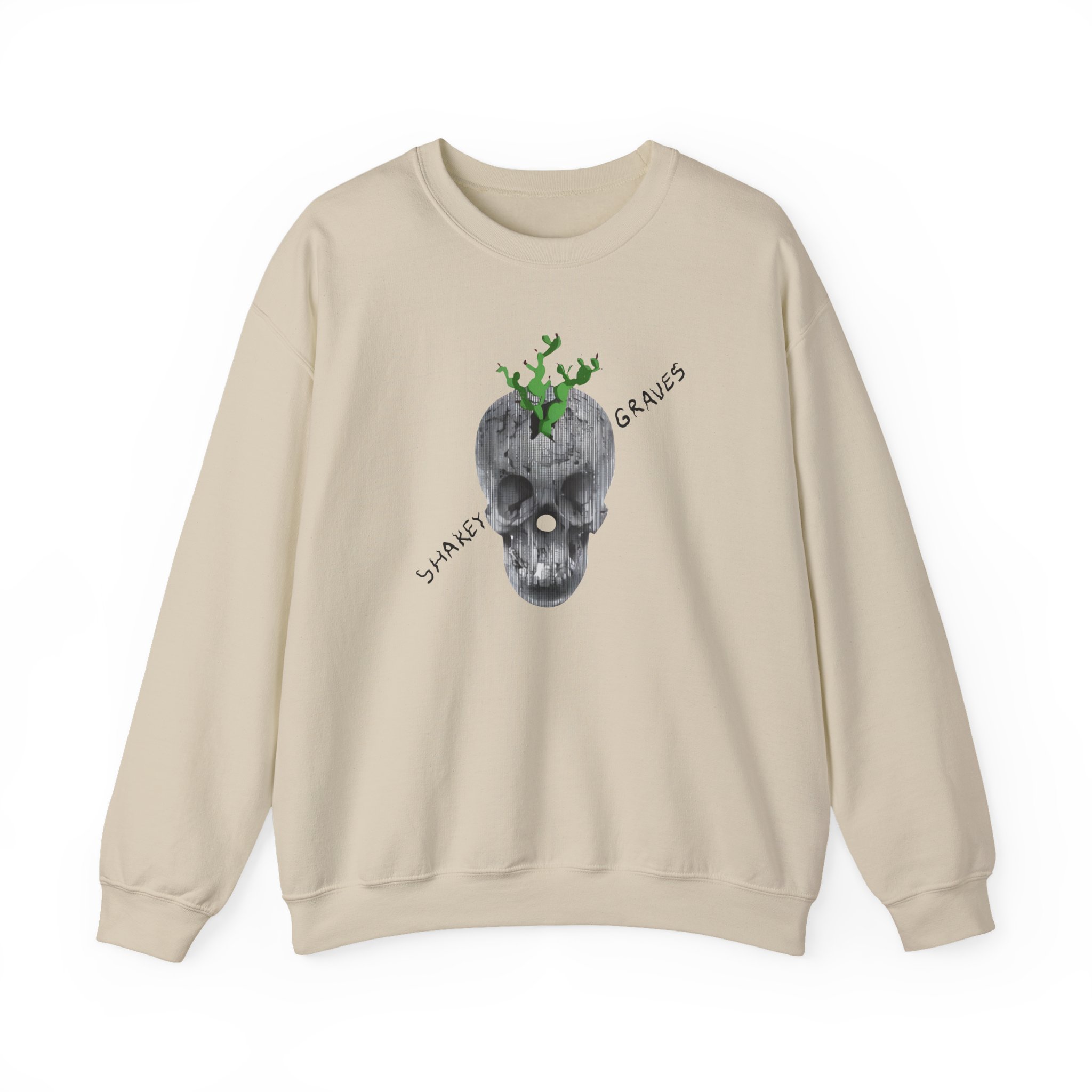 Shakey Graves Skull Unisex Heavy Blendâ„¢ Crewneck Sweatshirt