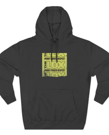 The Lox Wheatpaste Three-Panel Fleece Hoodie