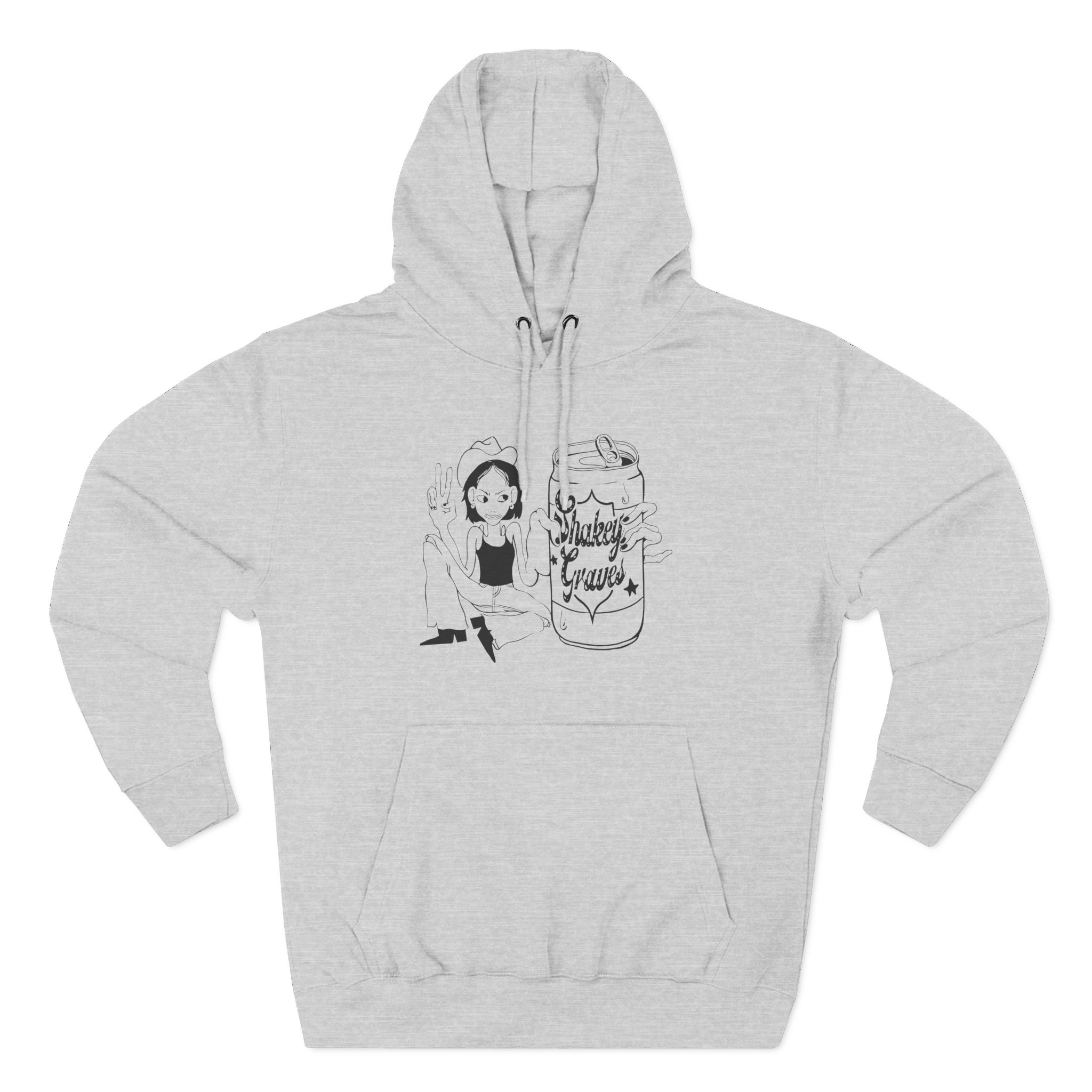 Shakey Graves Three-Panel Fleece Hoodie