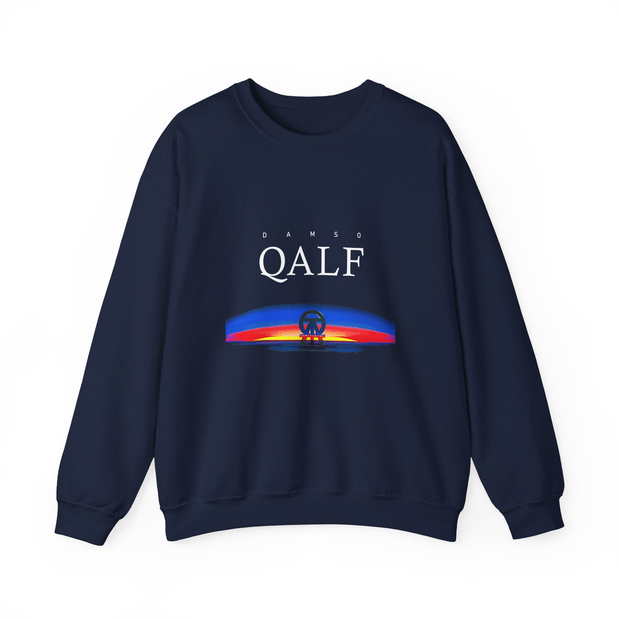 Qalf Tour Damso Unisex Heavy Blendâ„¢ Crewneck Sweatshirt