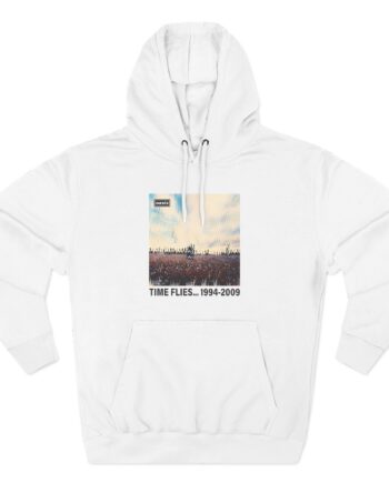 Oasis Time Flies 15th Anniversary Three-Panel Fleece Hoodie