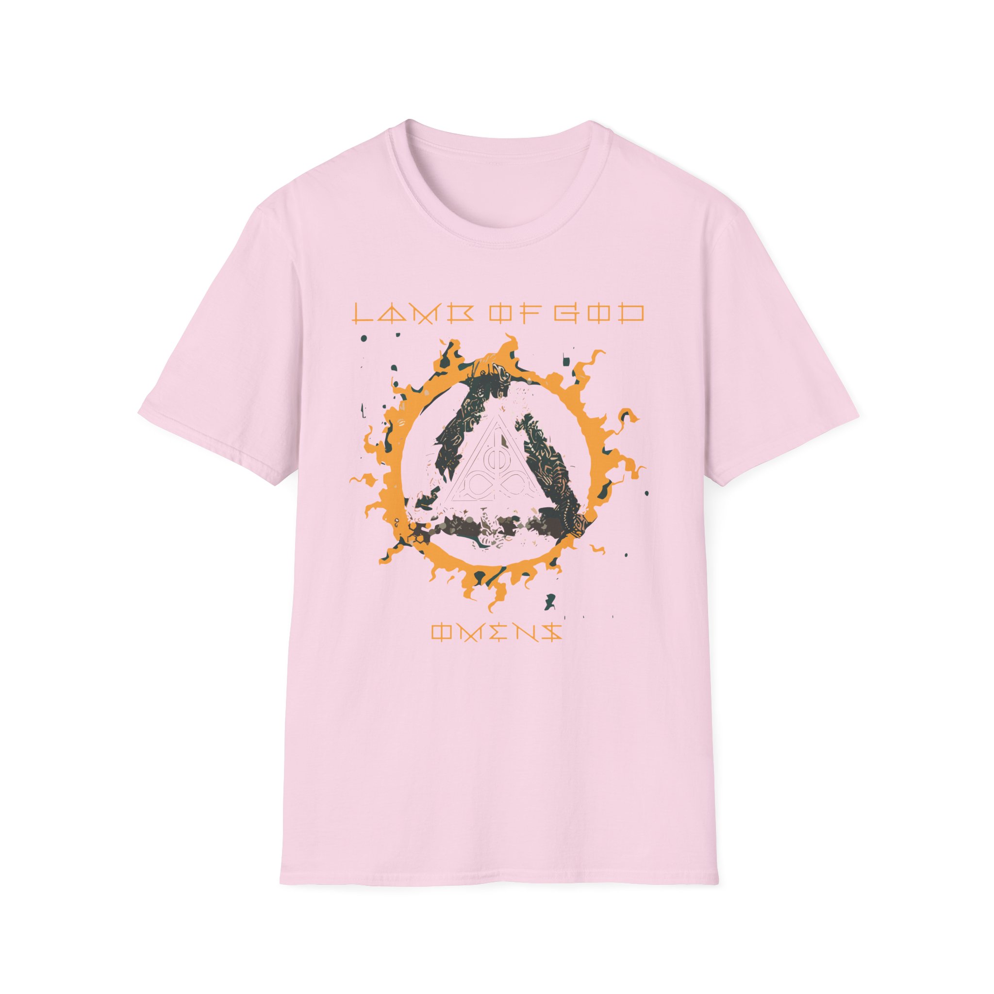 Lamb of God Omens Triangle Unisex Softstyle T-Shirt