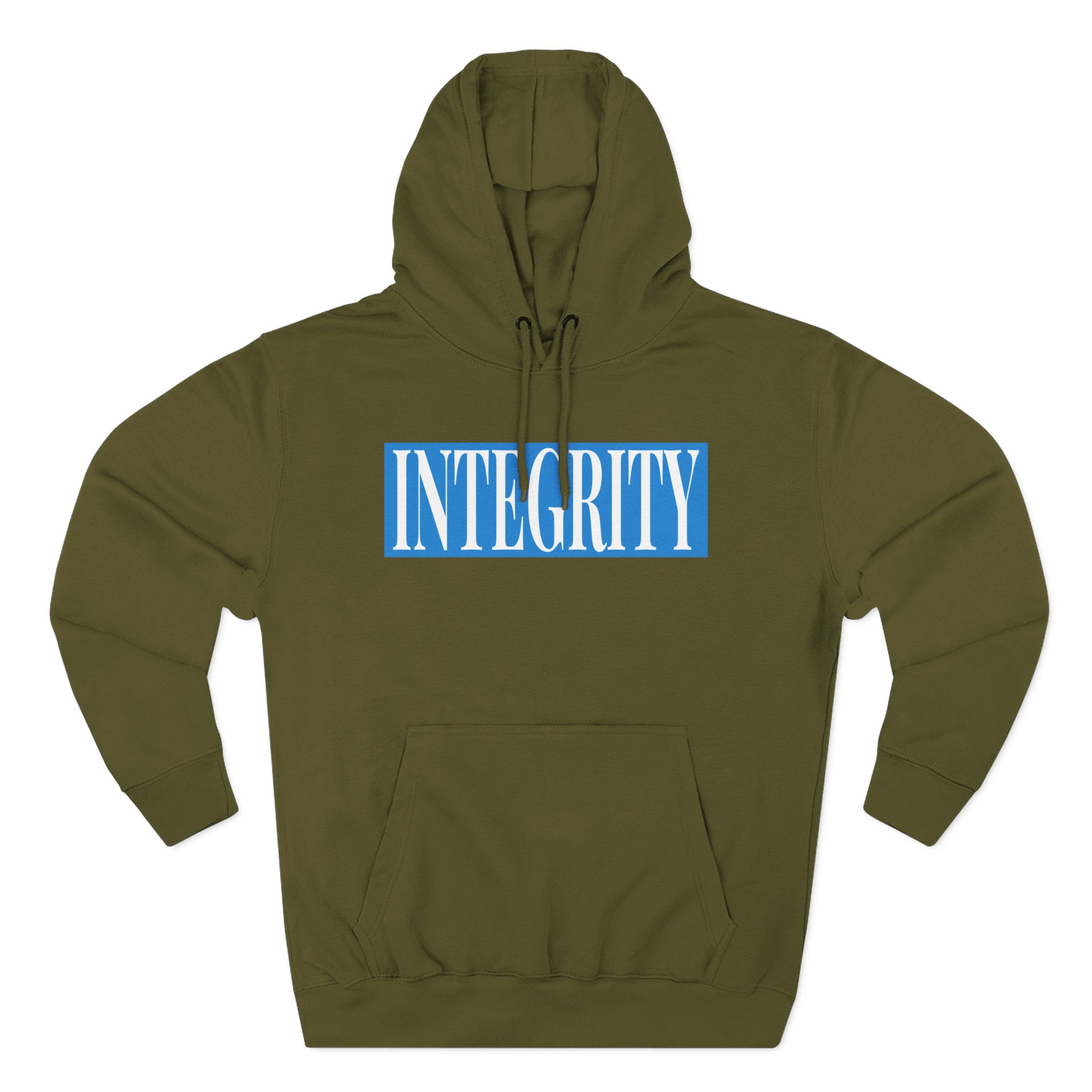 Integrity In Contrast Three-Panel Fleece Hoodie