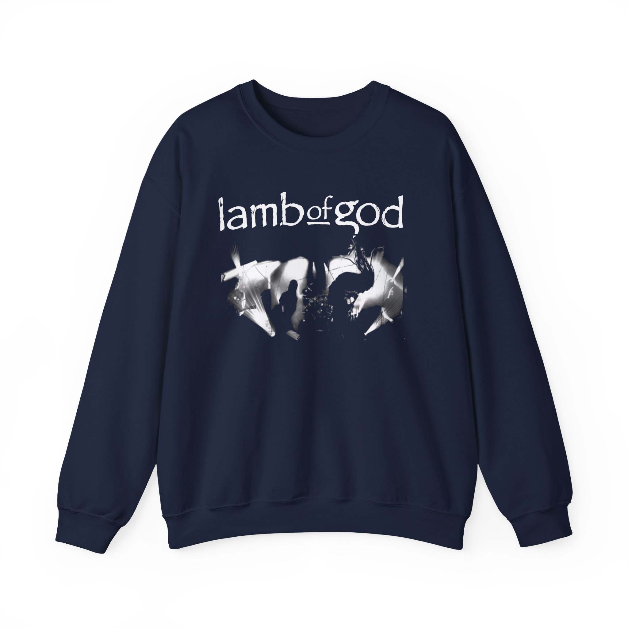 Lamb of God Live Photo Unisex Heavy Blendâ„¢ Crewneck Sweatshirt