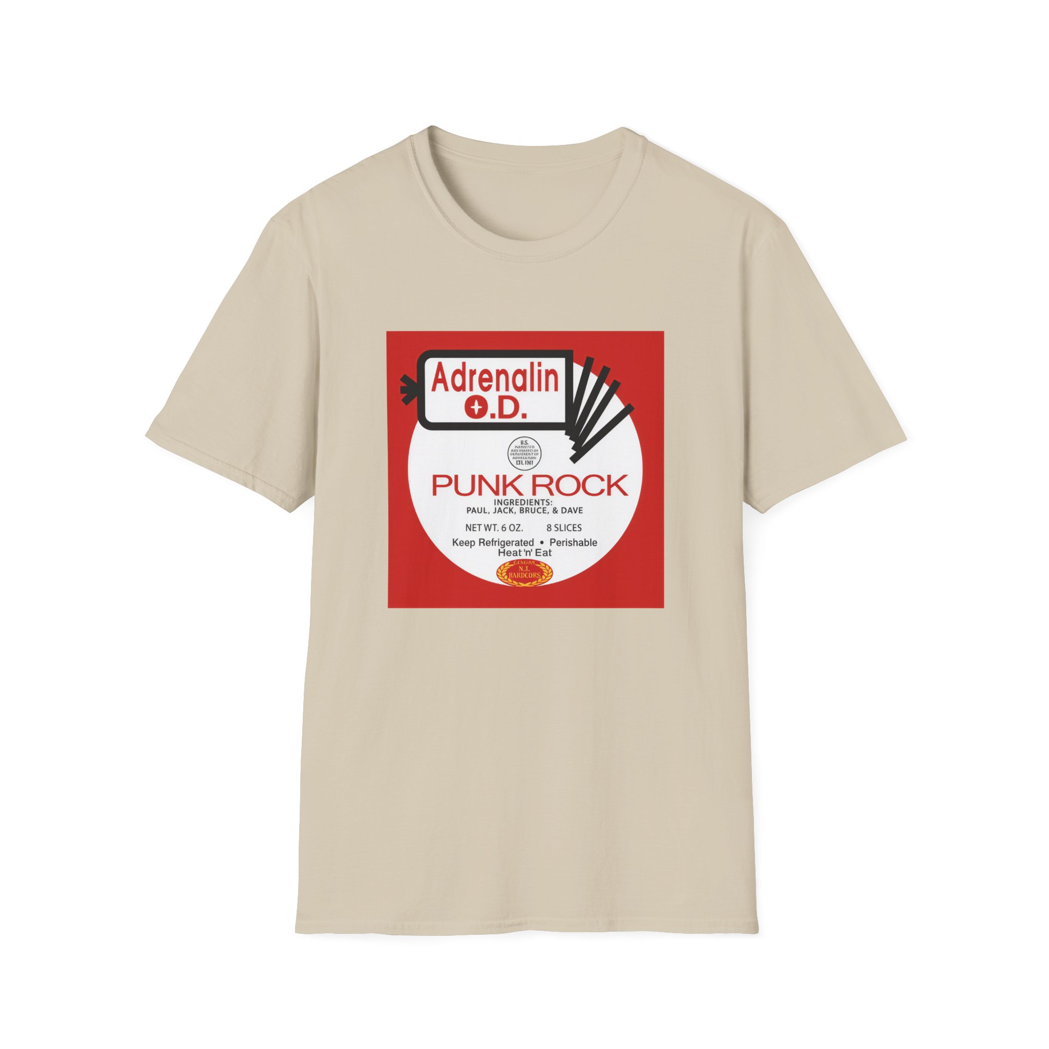 Adrenalin Od Pork Roll Unisex Softstyle T-Shirt