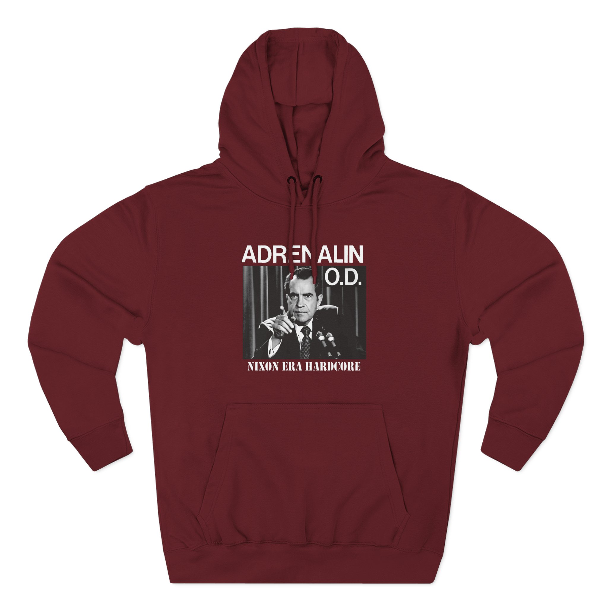 Adrenalin Od Nixon Era Hardcore Three-Panel Fleece Hoodie