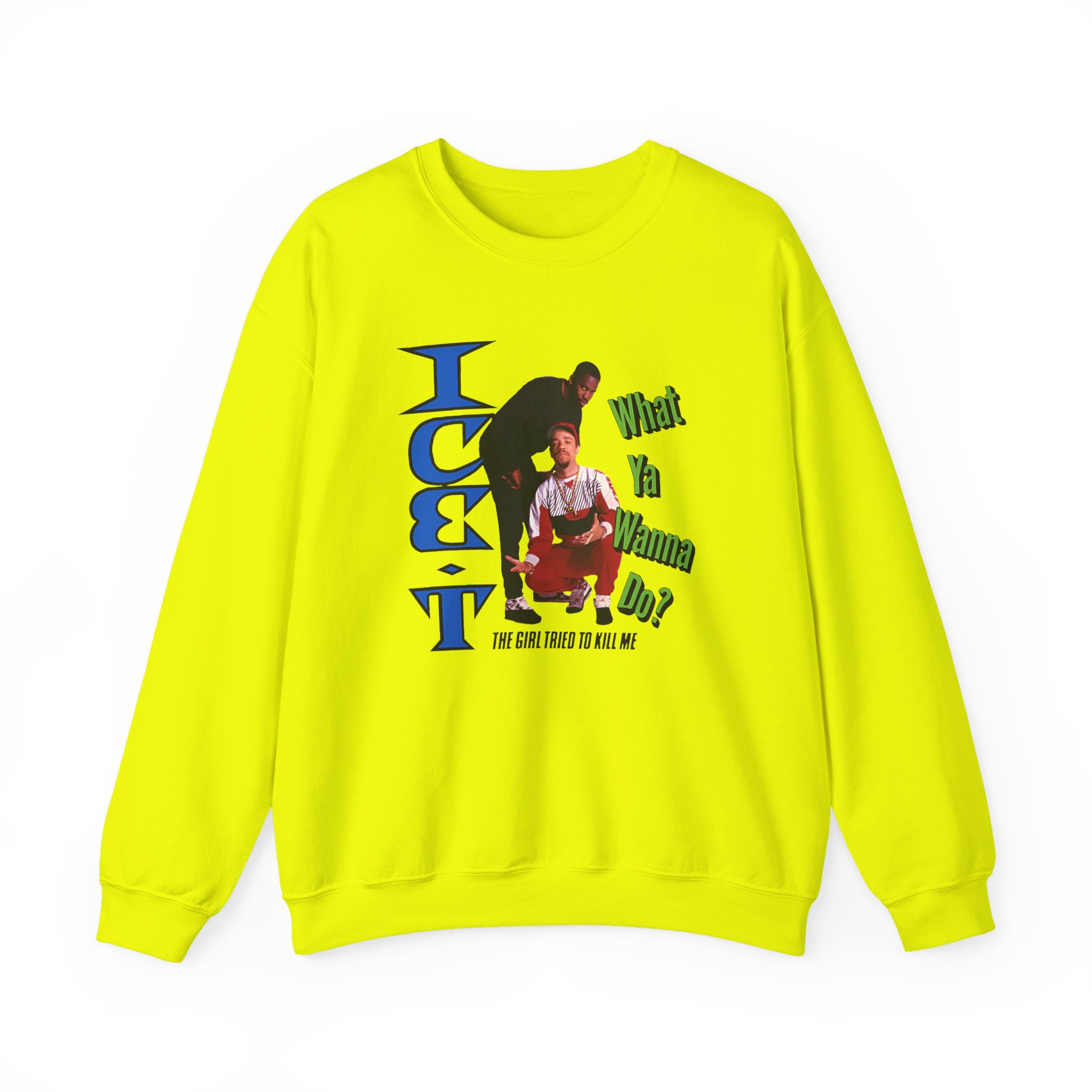Ice-t What Ya Wanna Do Unisex Heavy Blendâ„¢ Crewneck Sweatshirt