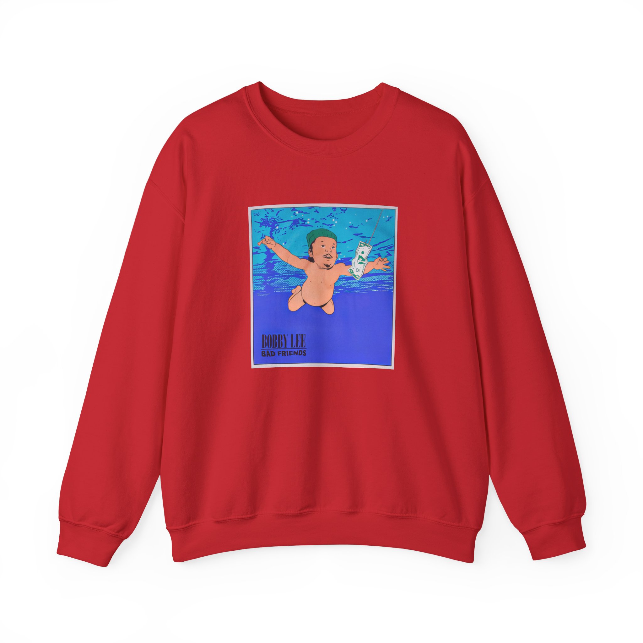 Bad Friends Nevermind Unisex Heavy Blendâ„¢ Crewneck Sweatshirt