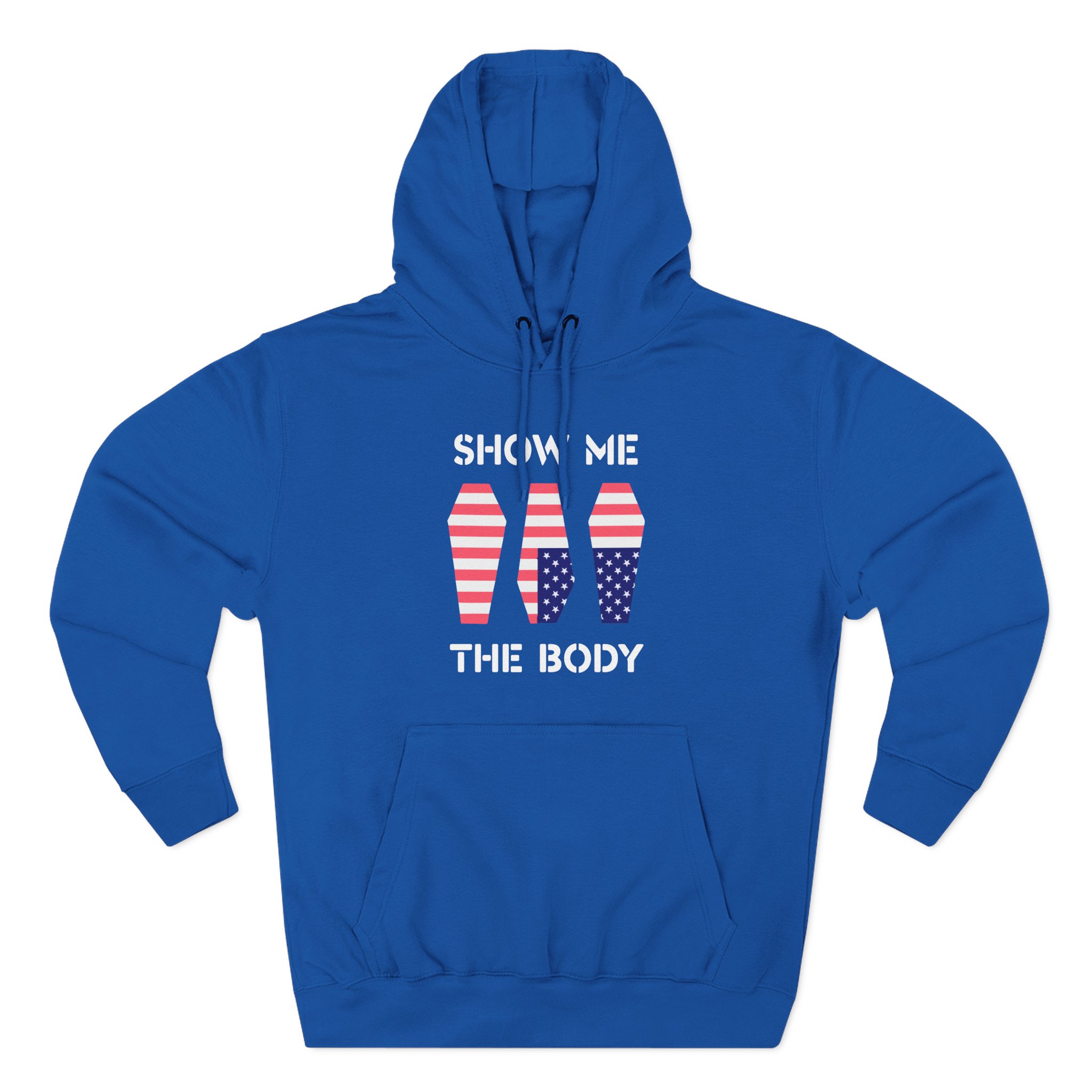 Show Me the Body Coffin Three-Panel Fleece Hoodie