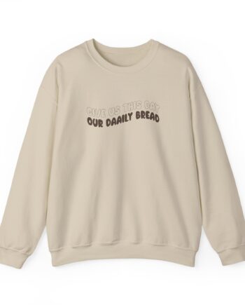 Daily Bread Mushroom Unisex Heavy Blend™ Crewneck Sweatshirt