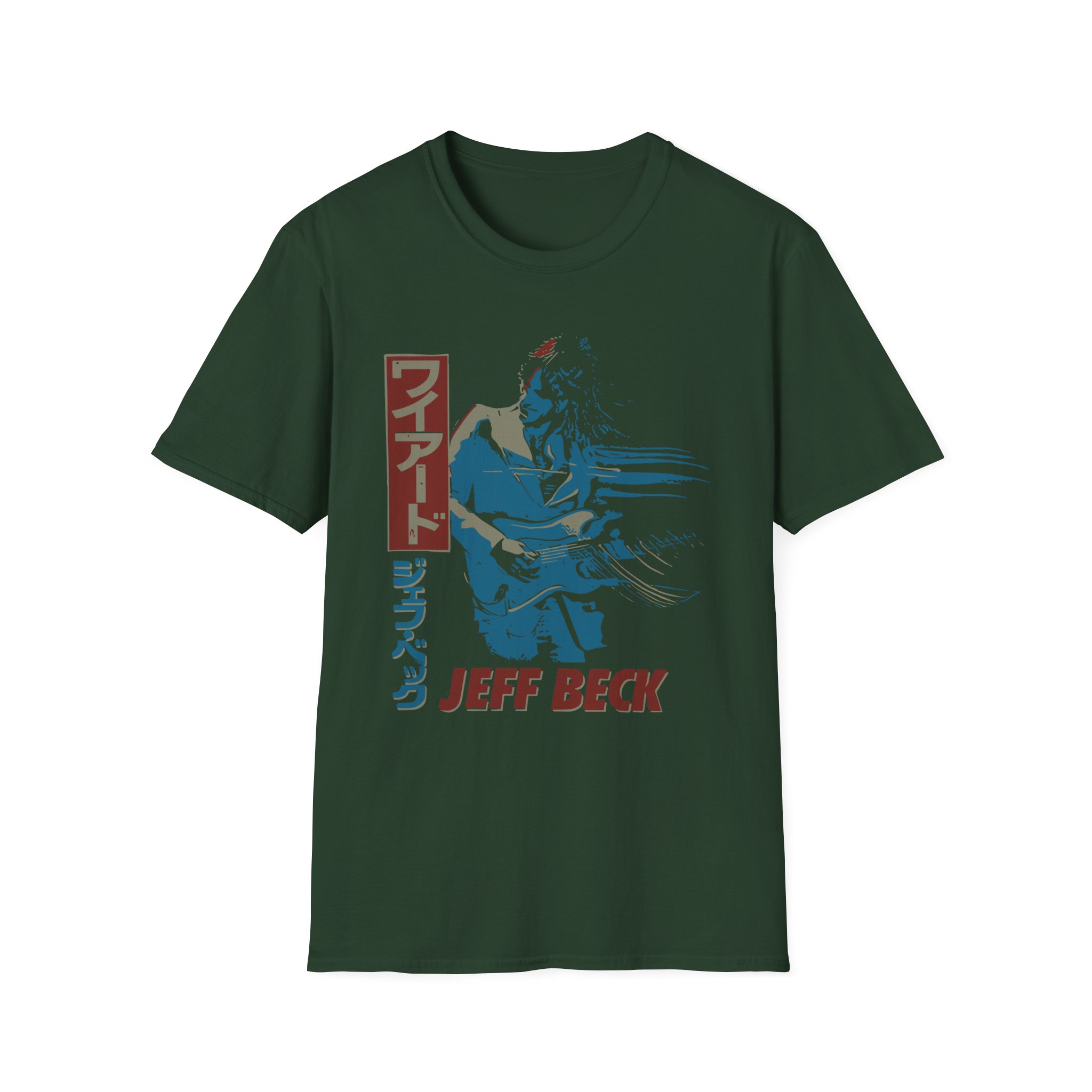 Jeff Beck Wind Unisex Softstyle T-Shirt
