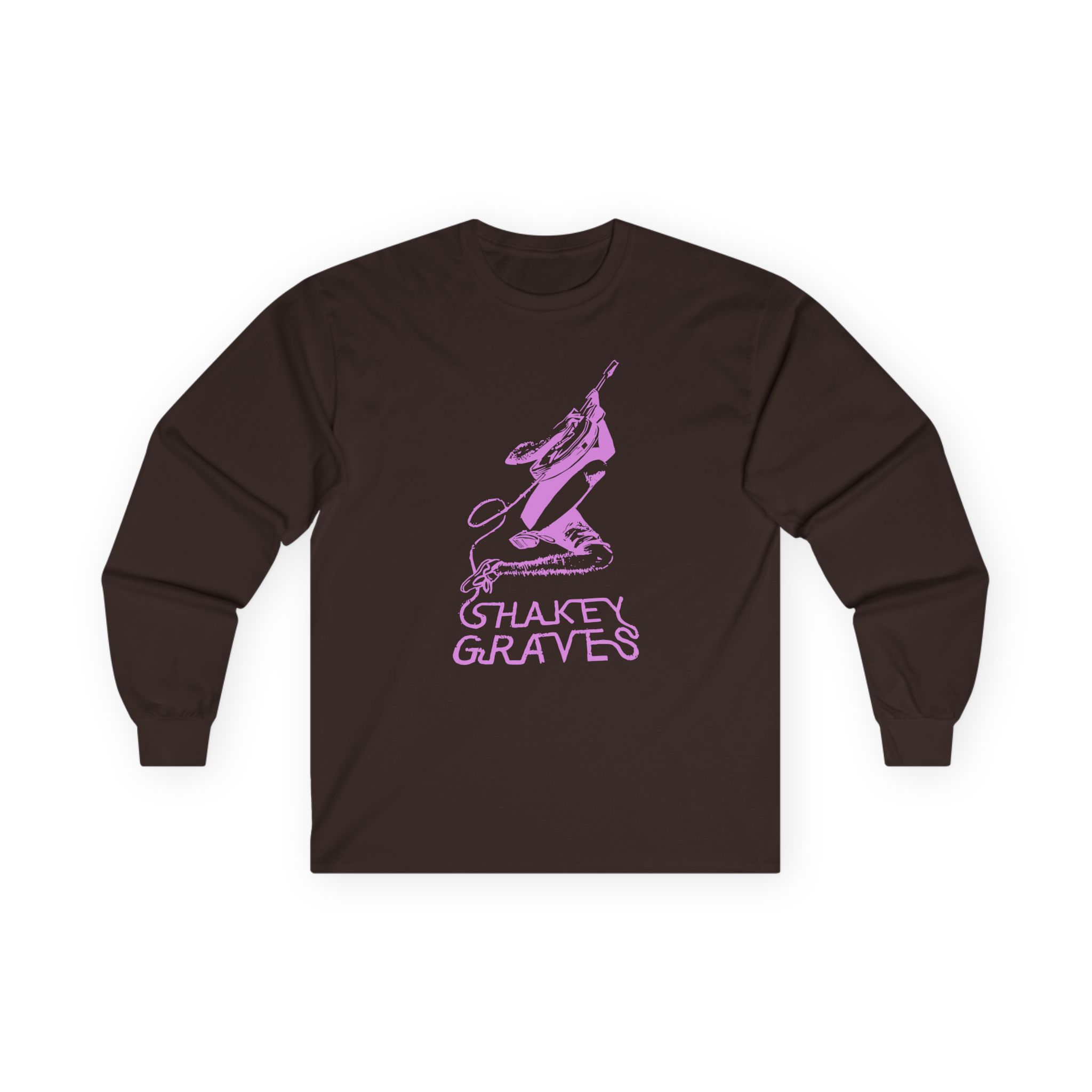 Shakey Graves Triple Skull Unisex Ultra Cotton Long Sleeve Tee
