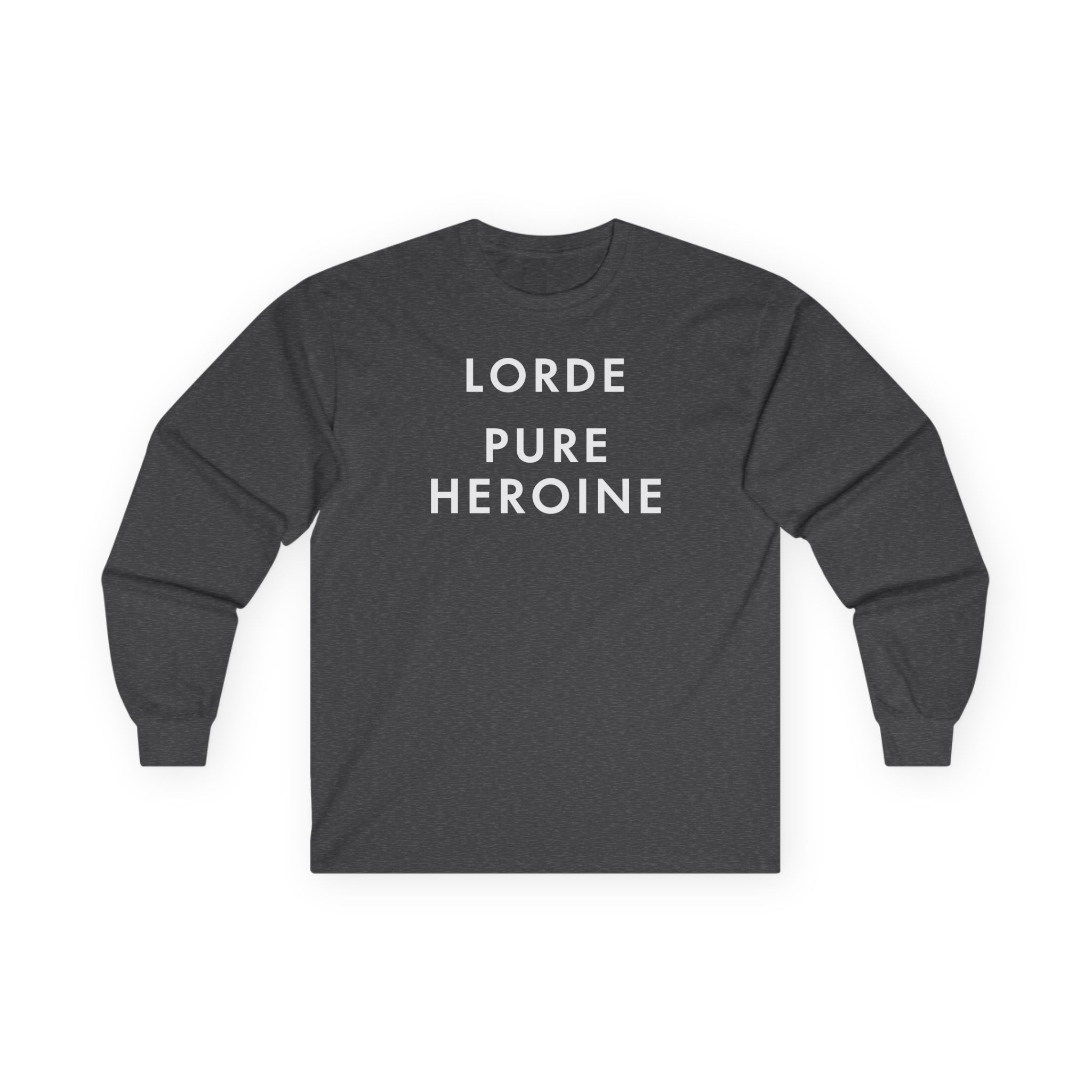 Lorde Pure Heroine Music Album Unisex Ultra Cotton Long Sleeve Tee