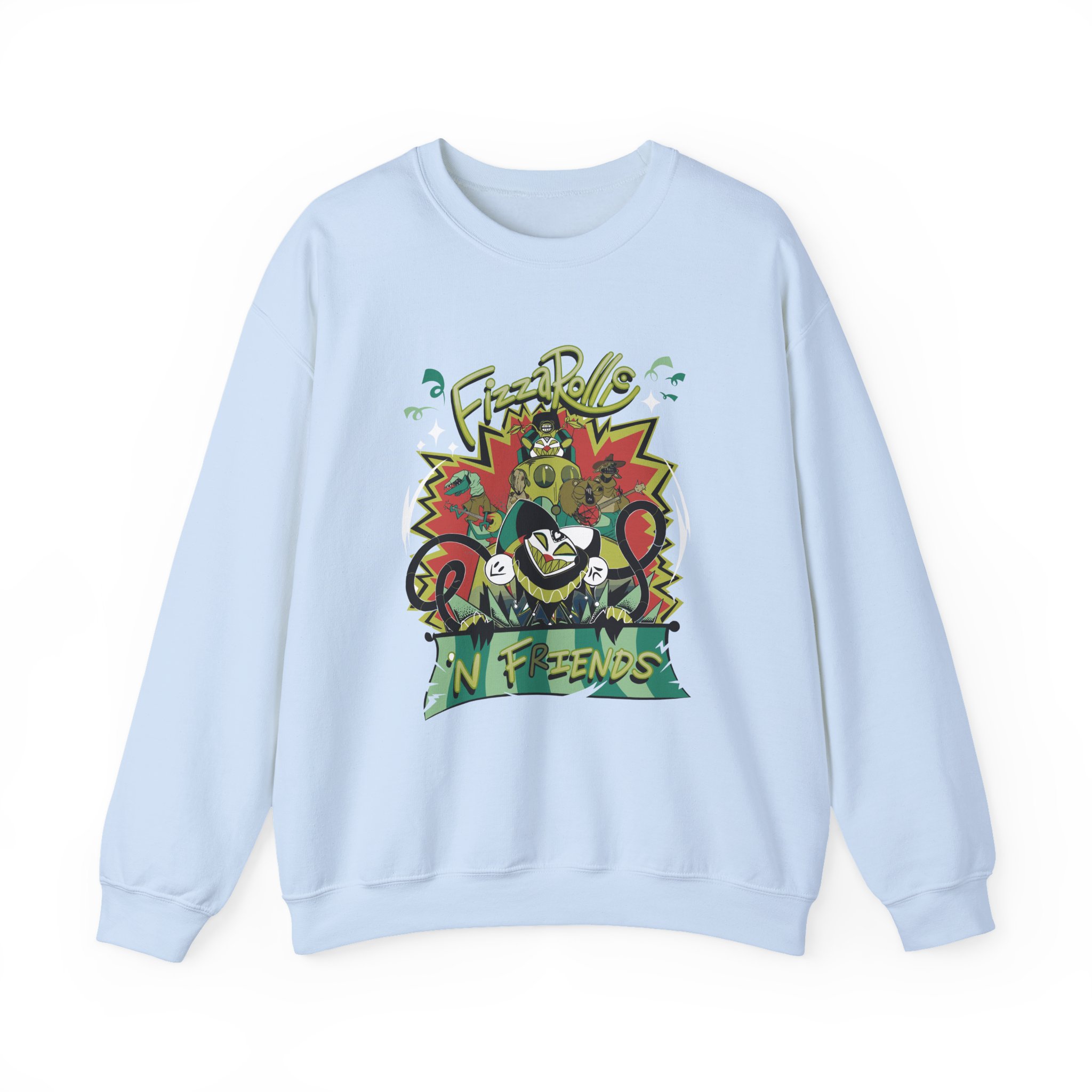 Helluva Boss Fizz N Friends Unisex Heavy Blendâ„¢ Crewneck Sweatshirt