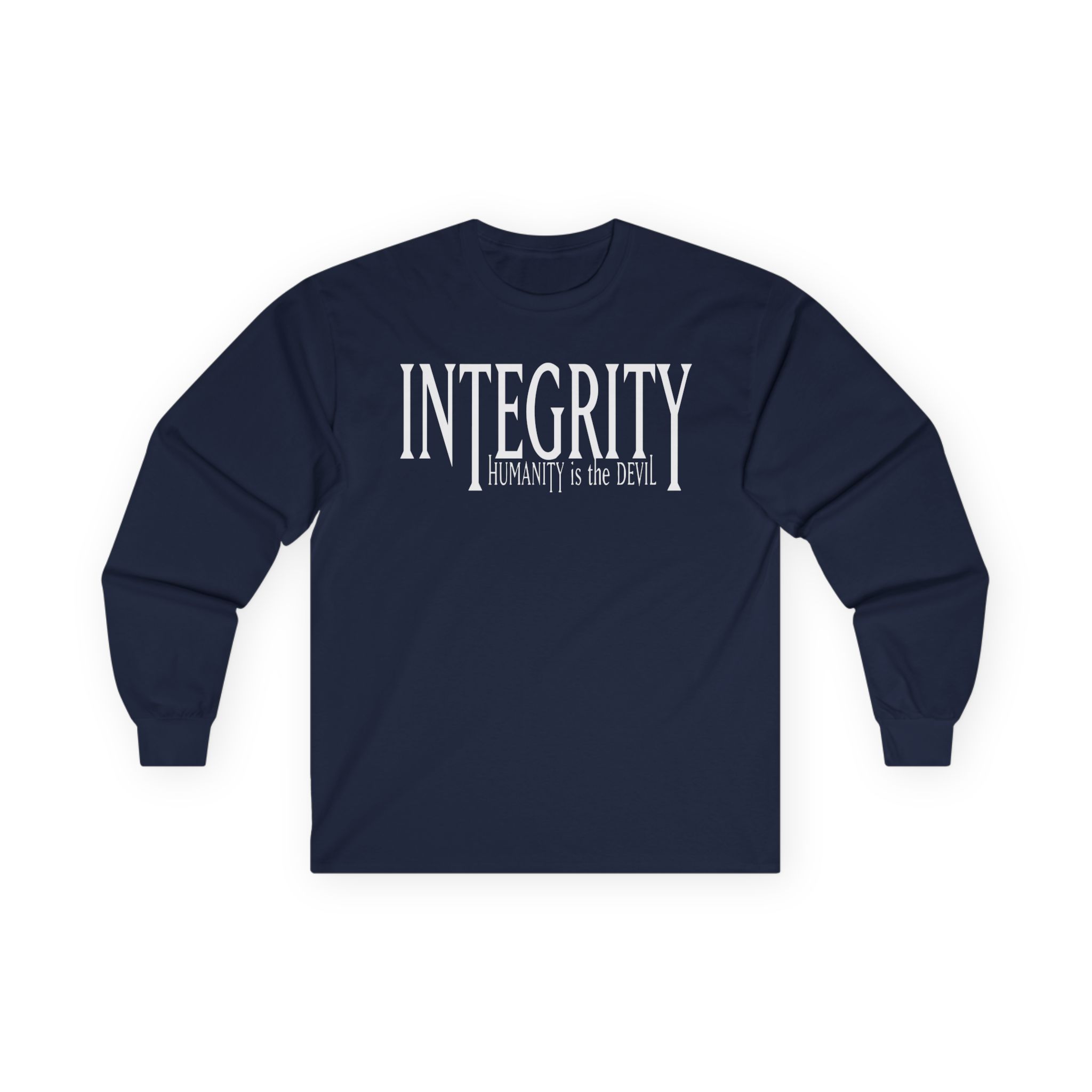 Integrity Humanity Is The Devil Unisex Ultra Cotton Long Sleeve Tee