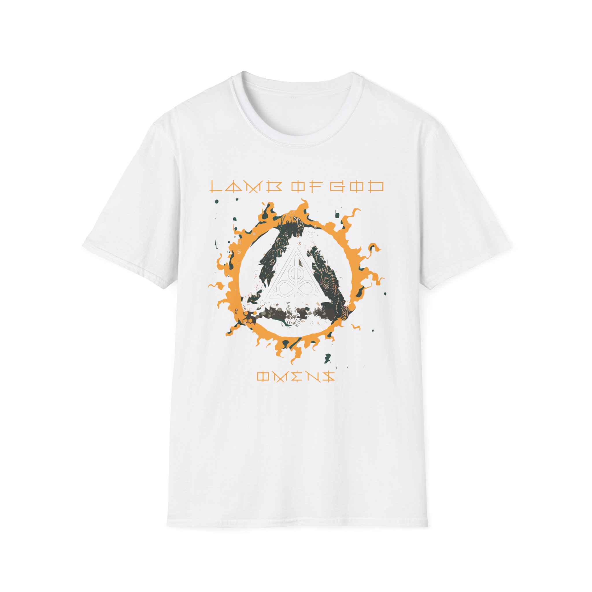 Lamb of God Omens Triangle Unisex Softstyle T-Shirt