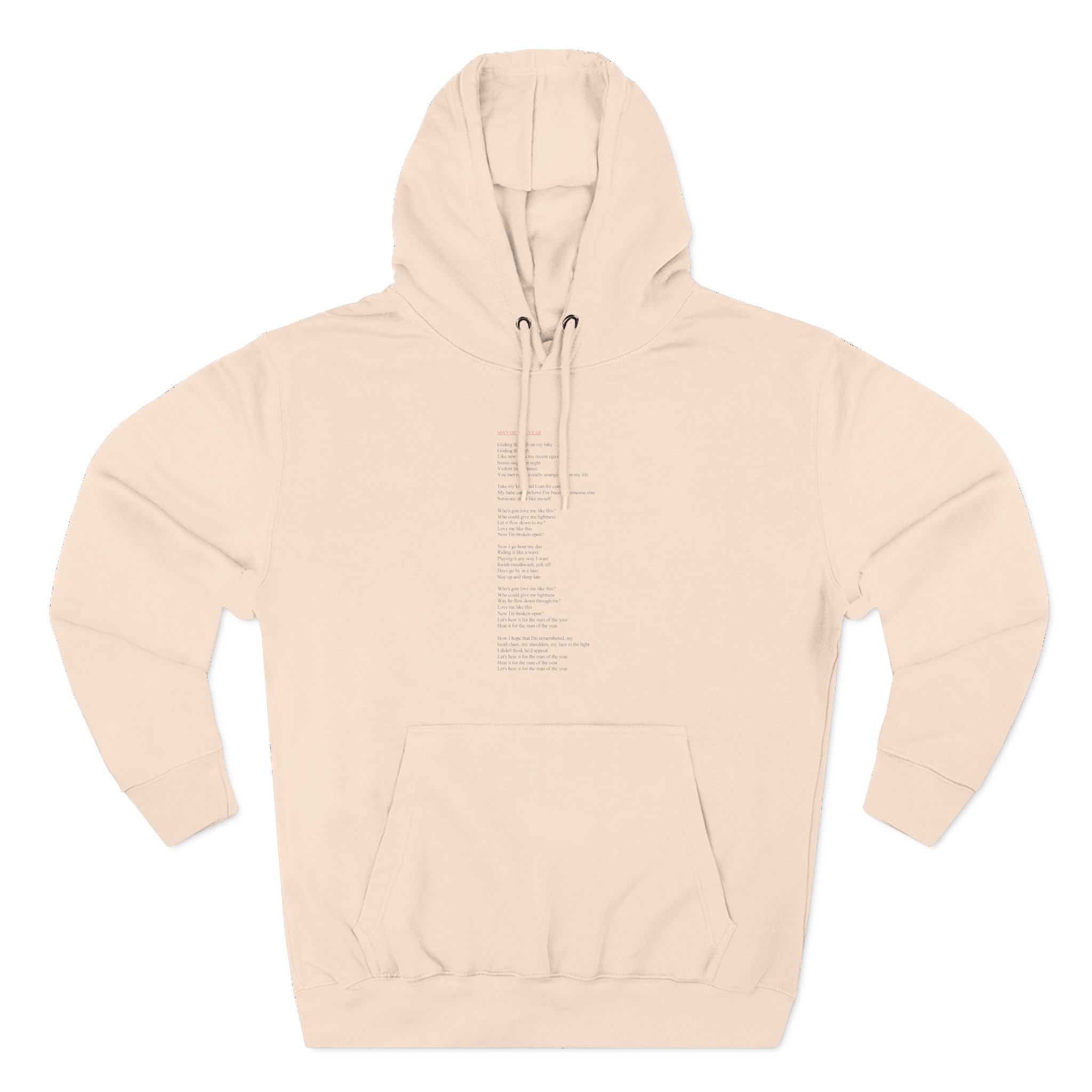 Lorde Moty Lyric Three-Panel Fleece Hoodie