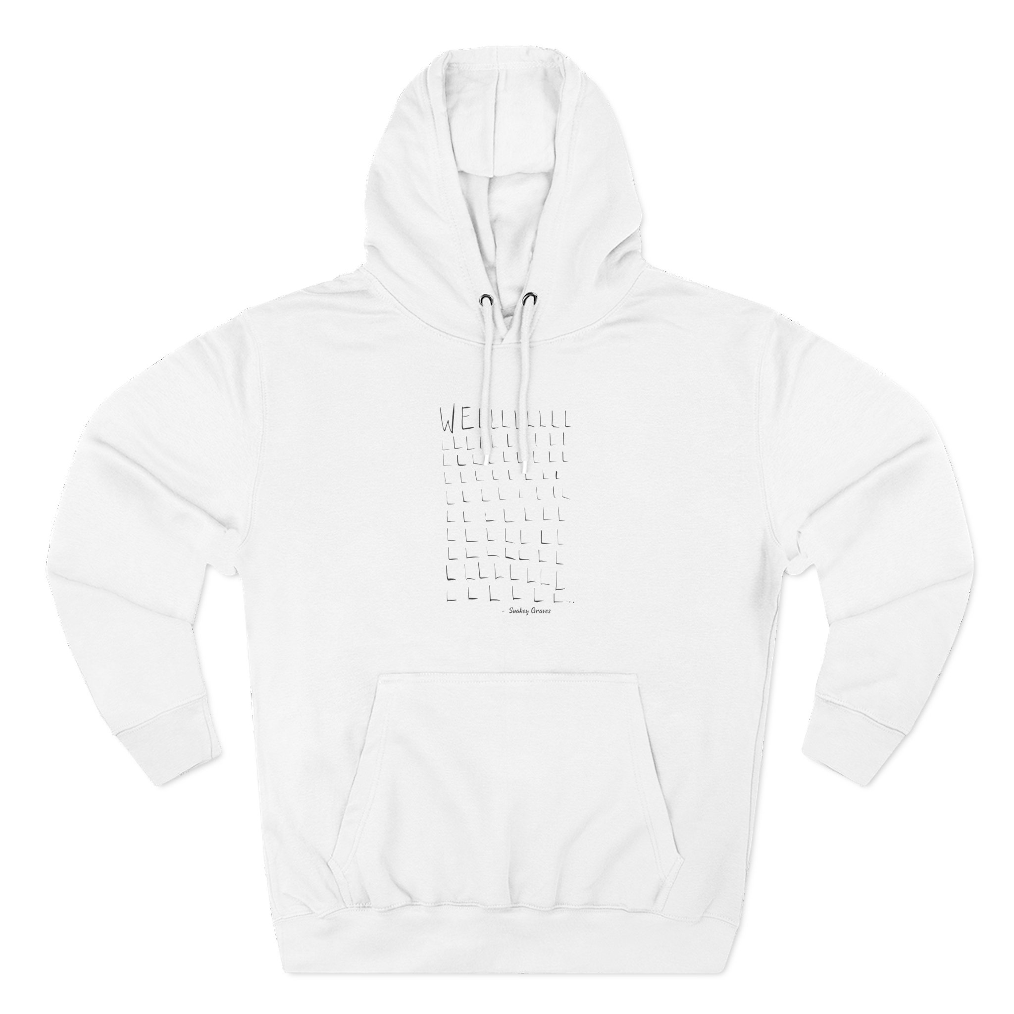 Shakey Graves WELLLL Three-Panel Fleece Hoodie