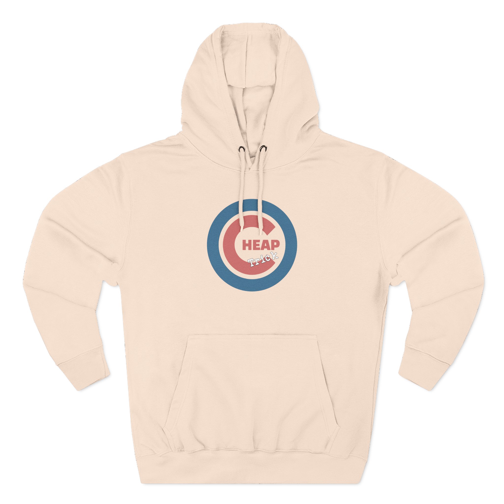 Cheap Trick Stacked Logo Three-Panel Fleece Hoodie