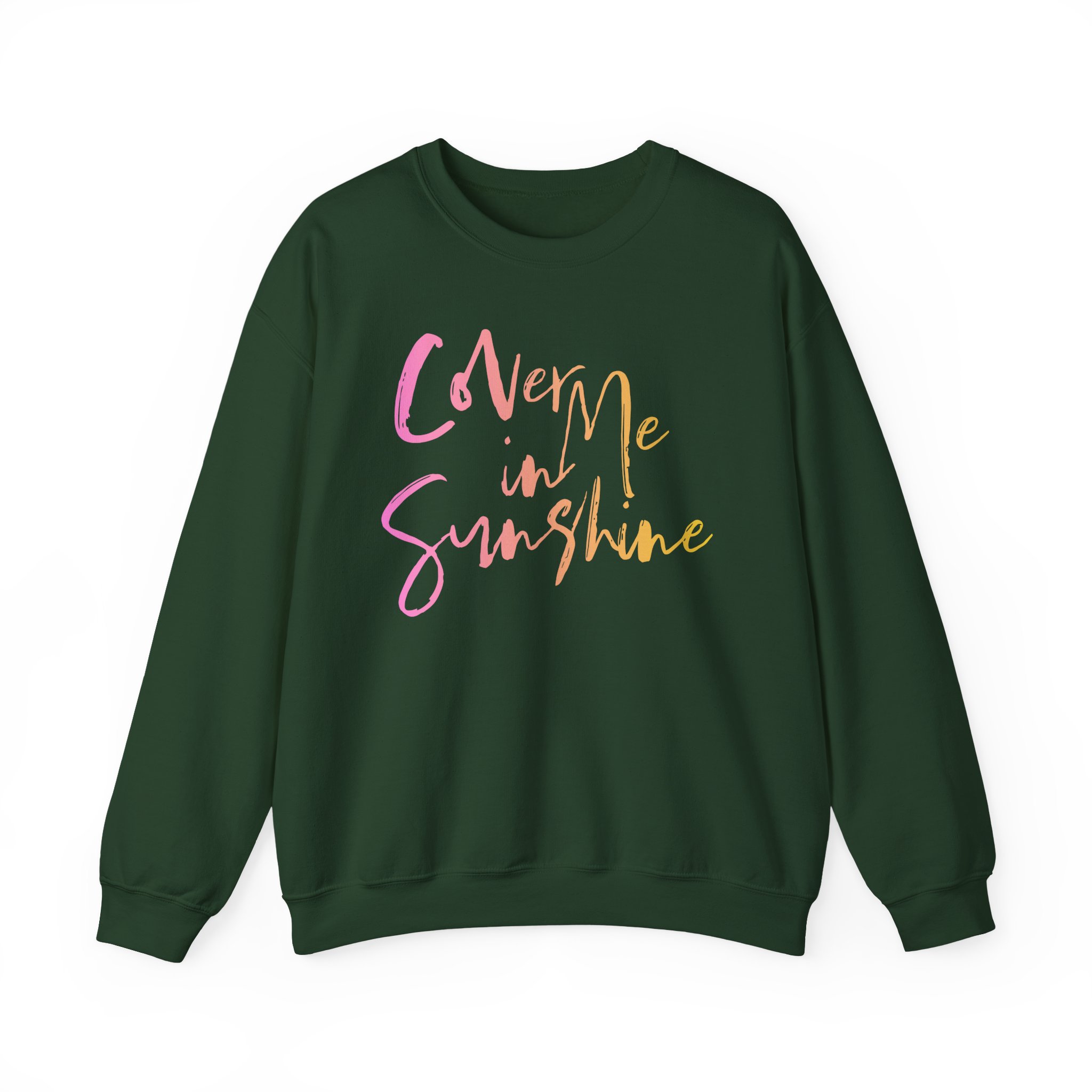 P!nk Gradient Cover Me in Sunshine Unisex Heavy Blendâ„¢ Crewneck Sweatshirt