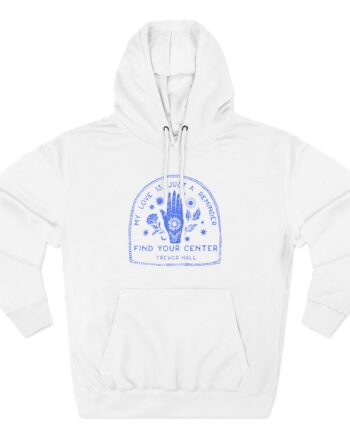 Trevor Hall Find Your Center Three-Panel Fleece Hoodie