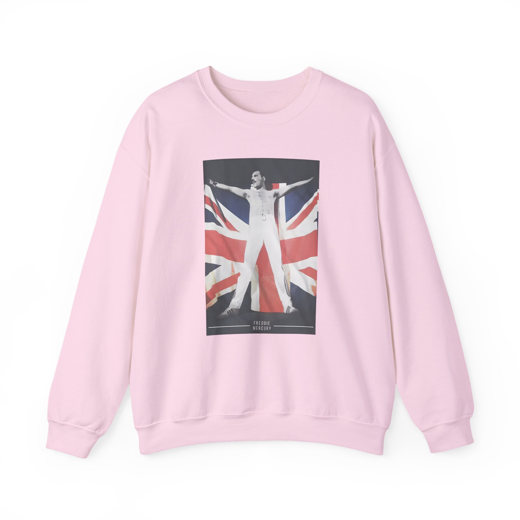 F M Union Jack Flag Unisex Heavy Blendâ„¢ Crewneck Sweatshirt