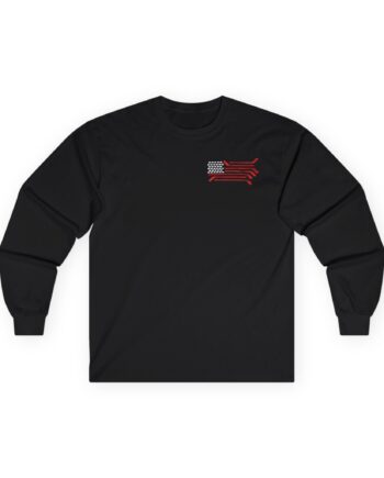 Spittin Chiclets Us Hockey Unisex Ultra Cotton Long Sleeve Tee
