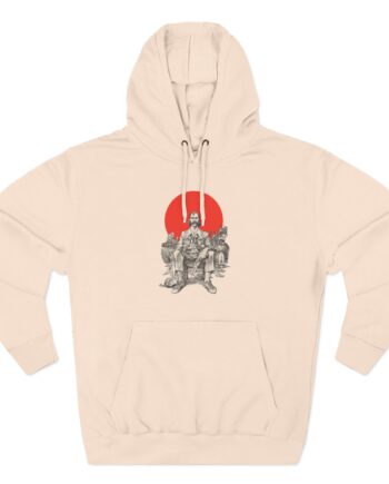 Disco Elysium Tequila Sunset Natural Three-Panel Fleece Hoodie