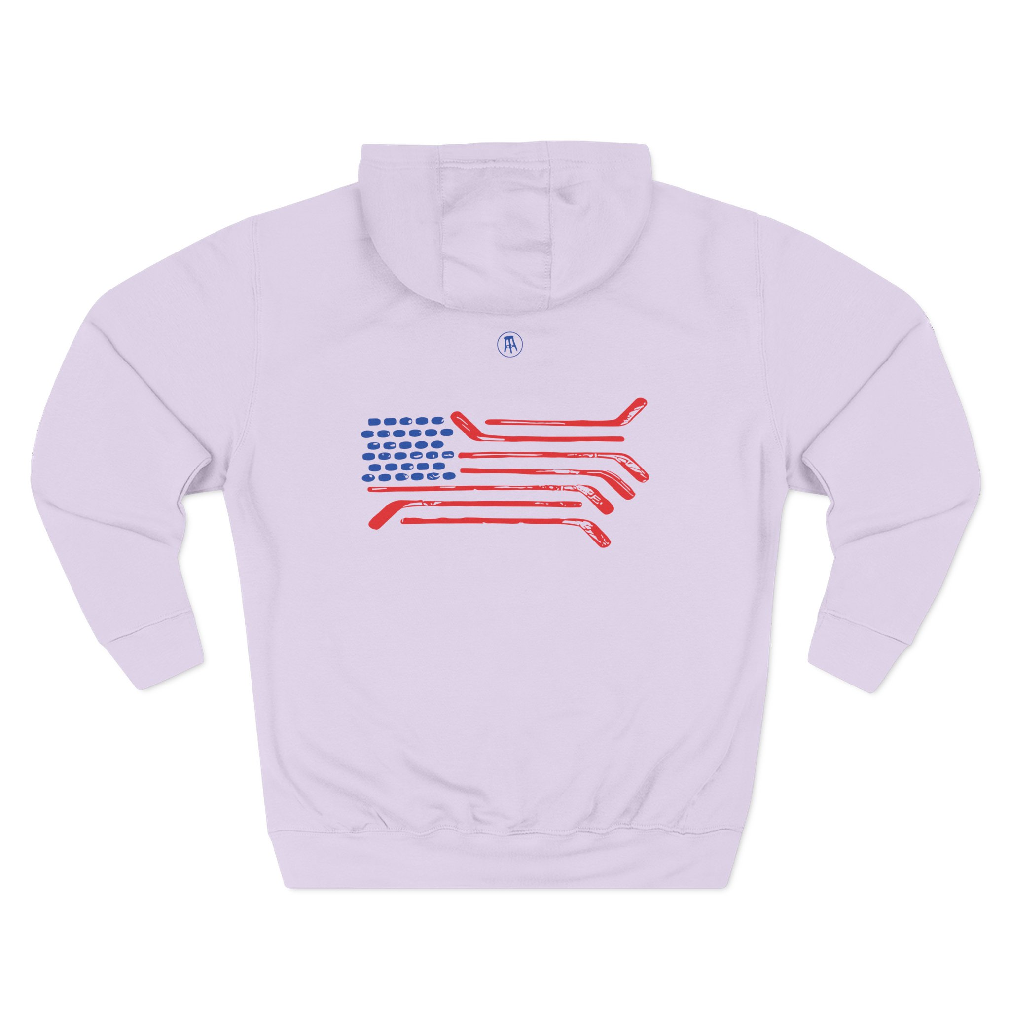 Spittin Chiclets Flag Three-Panel Fleece Hoodie