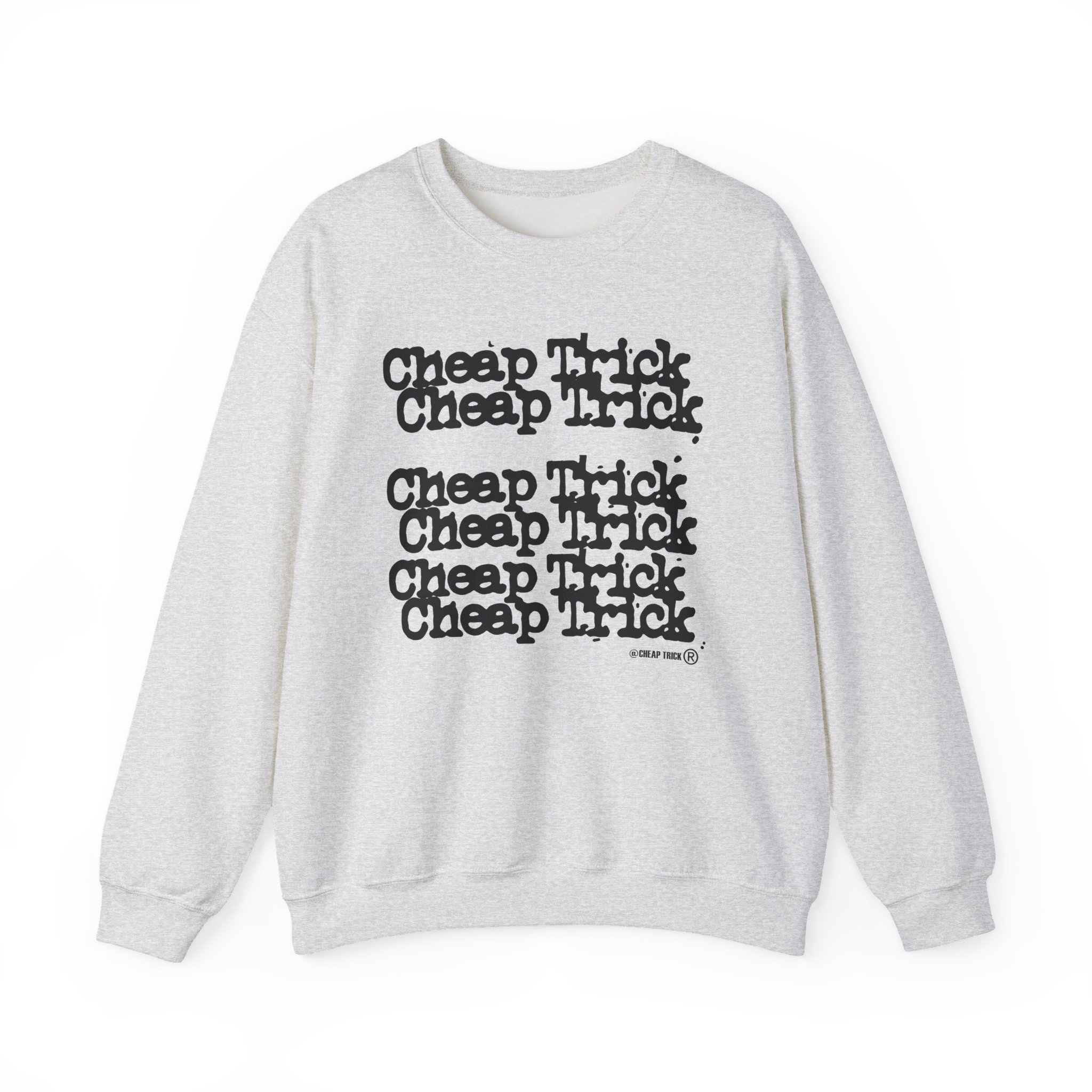 Cheap Trick Stacked Logo Unisex Heavy Blendâ„¢ Crewneck Sweatshirt