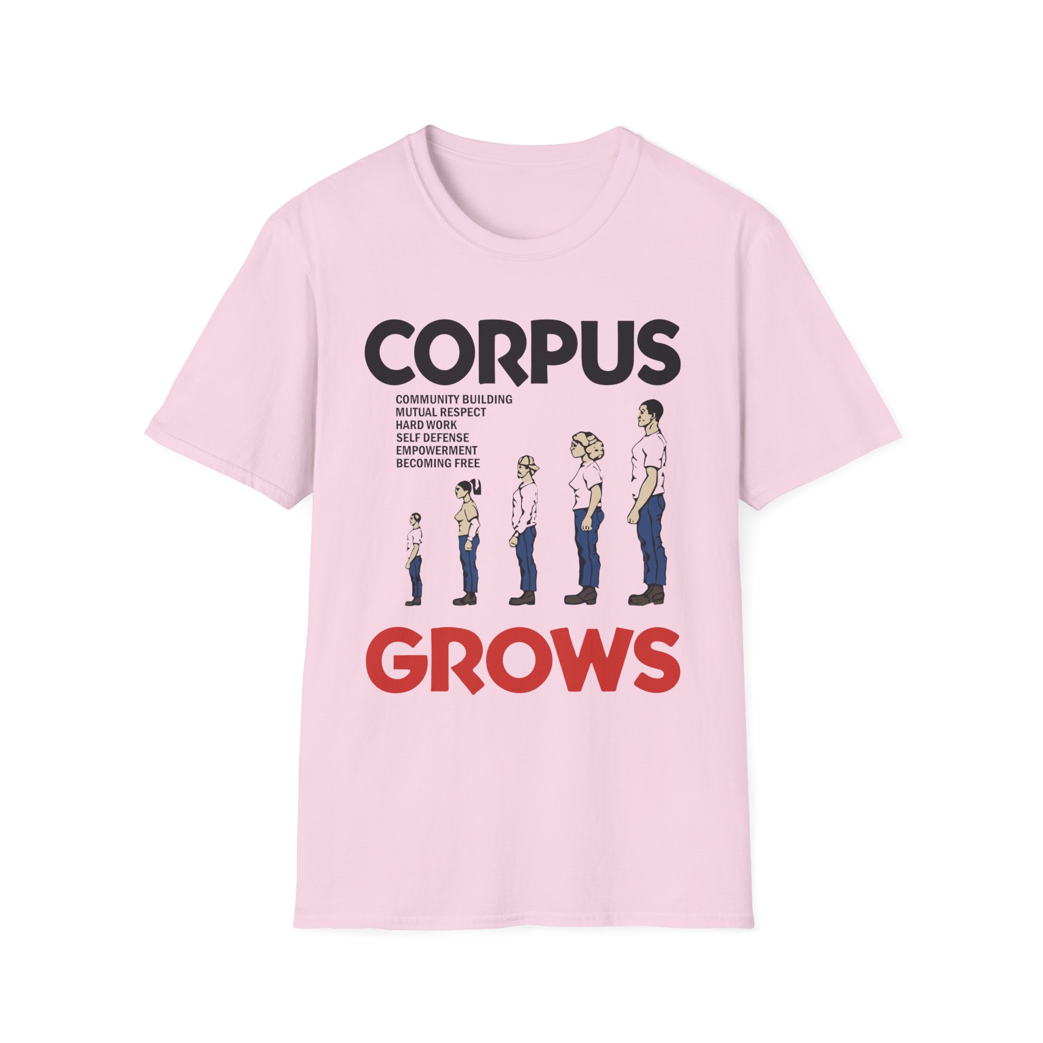 Show Me the Body Corpus Grows Unisex Softstyle T-Shirt