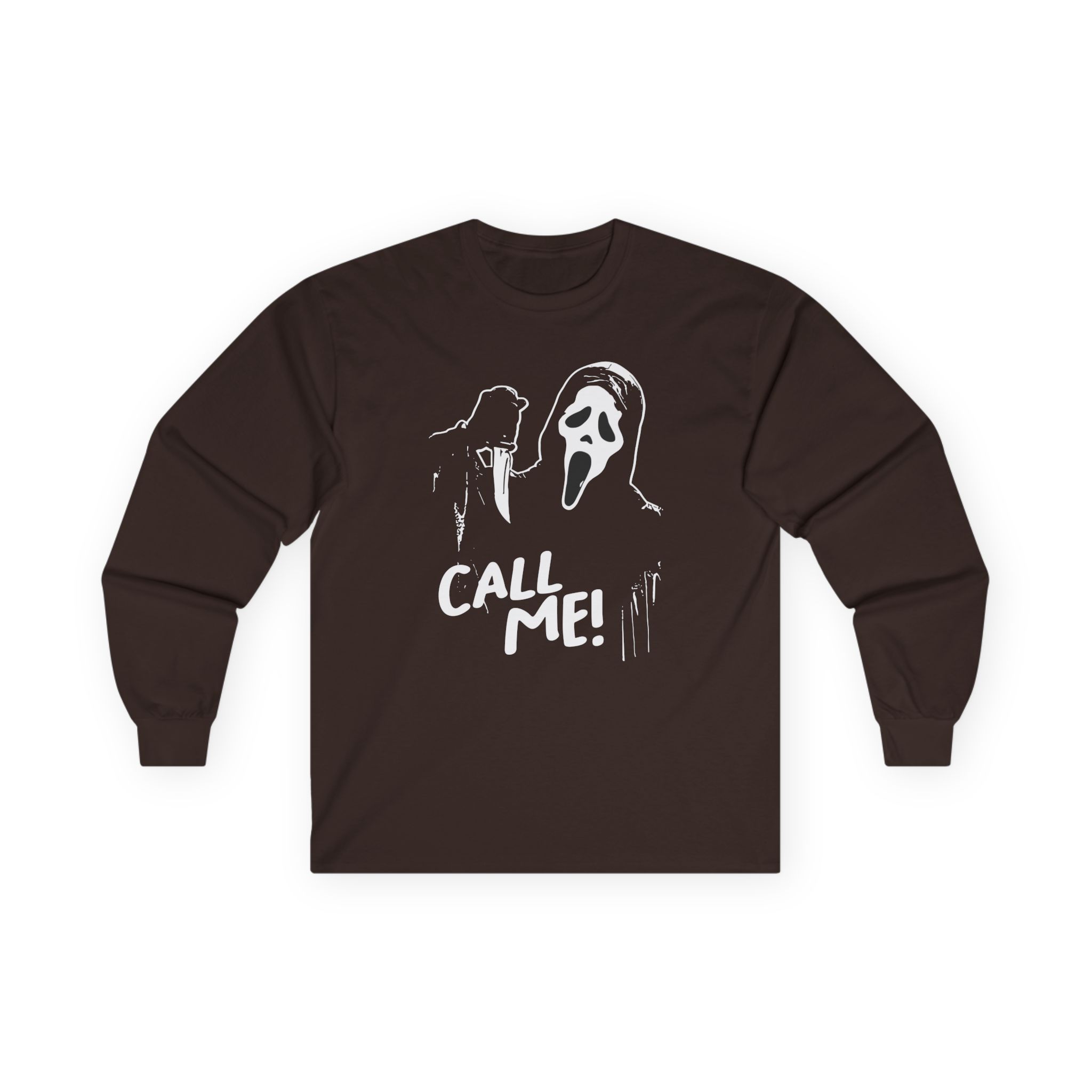 Ghostface CALL ME Unisex Ultra Cotton Long Sleeve Tee