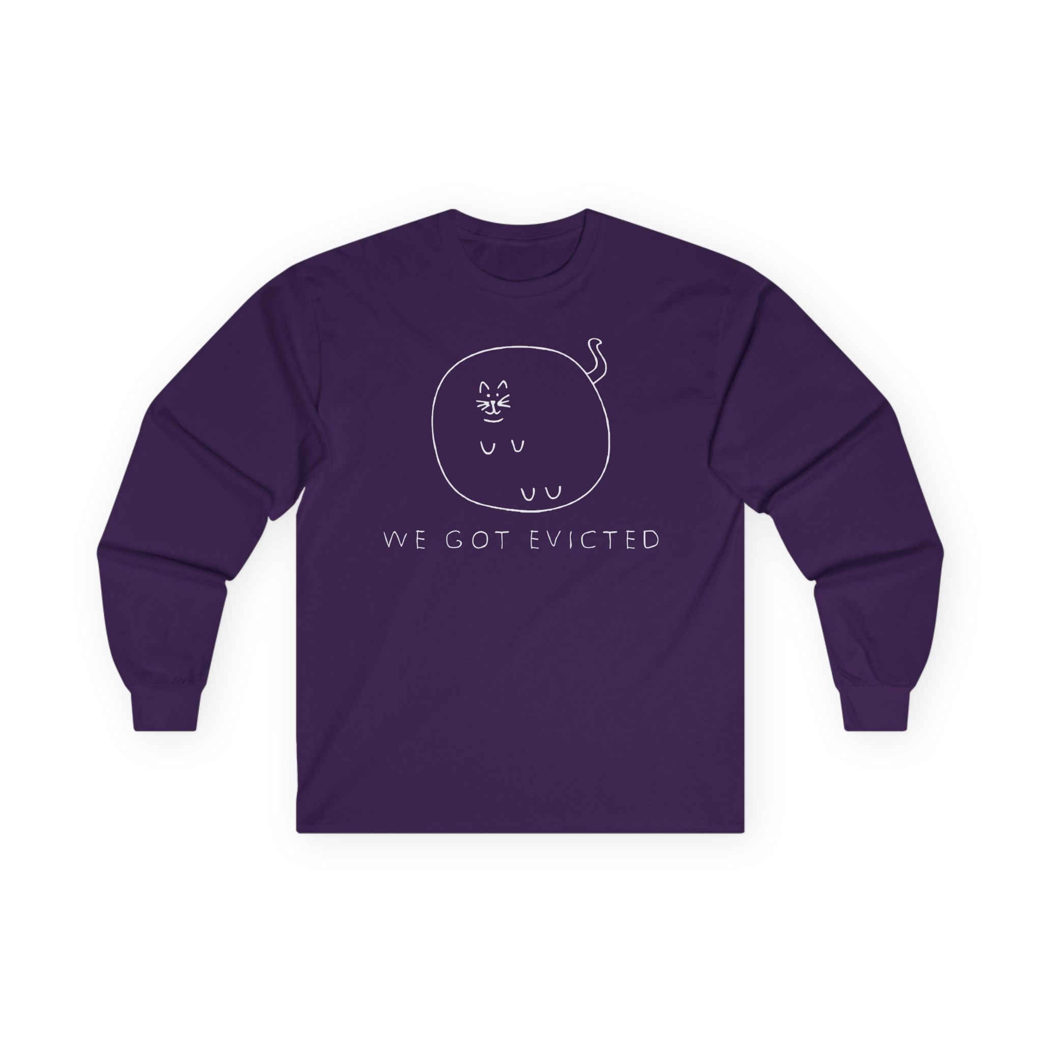 William Osman We Got Evicted Unisex Ultra Cotton Long Sleeve Tee