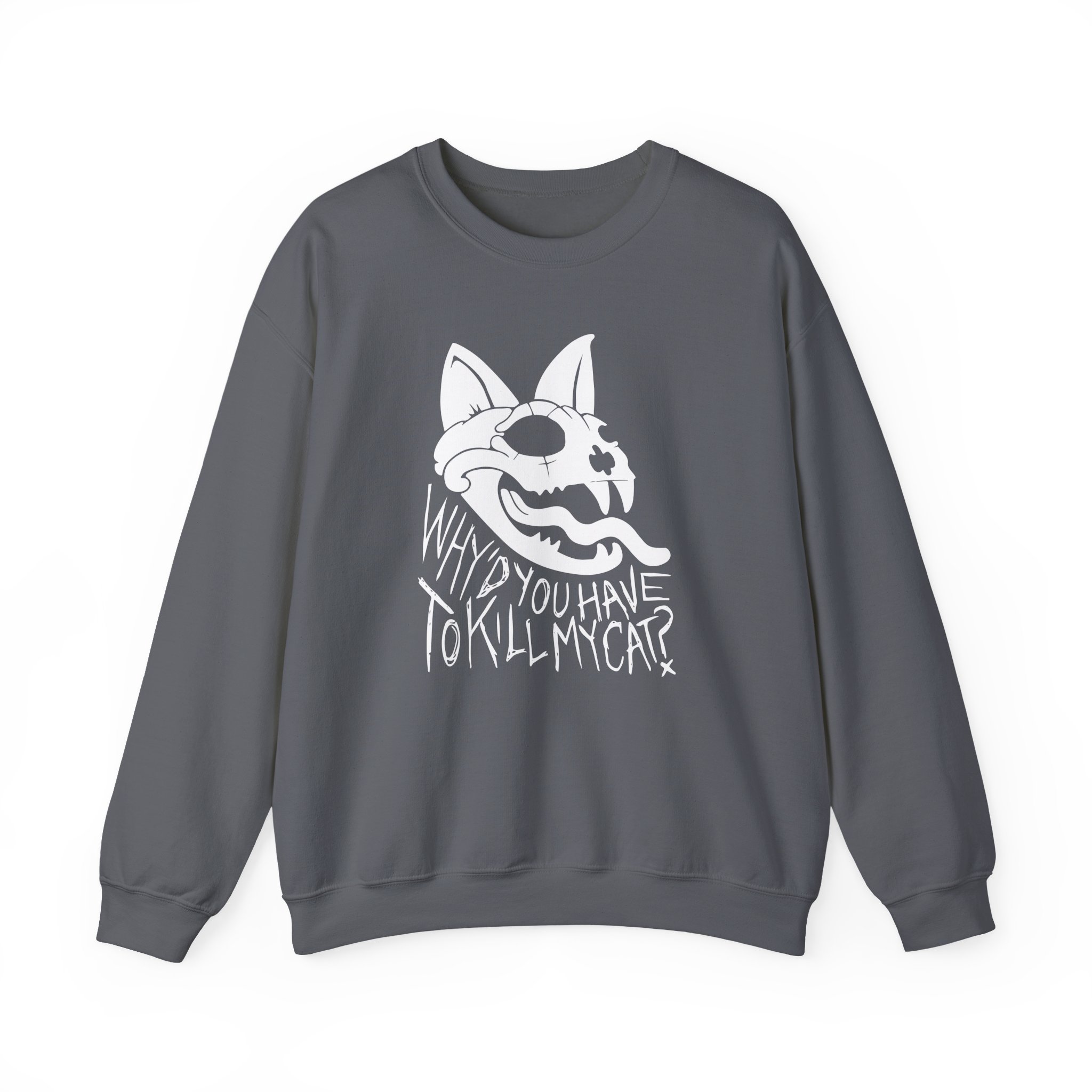 Lovejoy Why’d You Have to Kill My Cat Unisex Heavy Blend™ Crewneck Sweatshirt