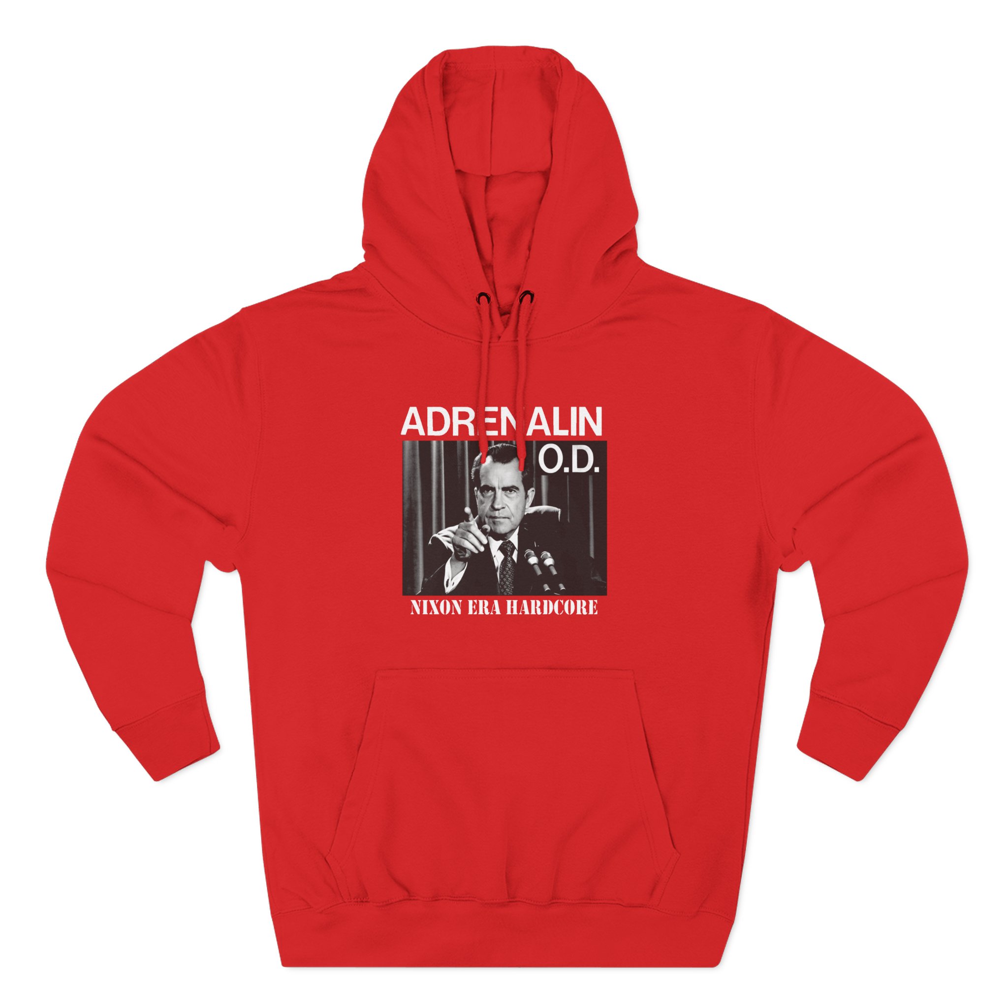 Adrenalin Od Nixon Era Hardcore Three-Panel Fleece Hoodie