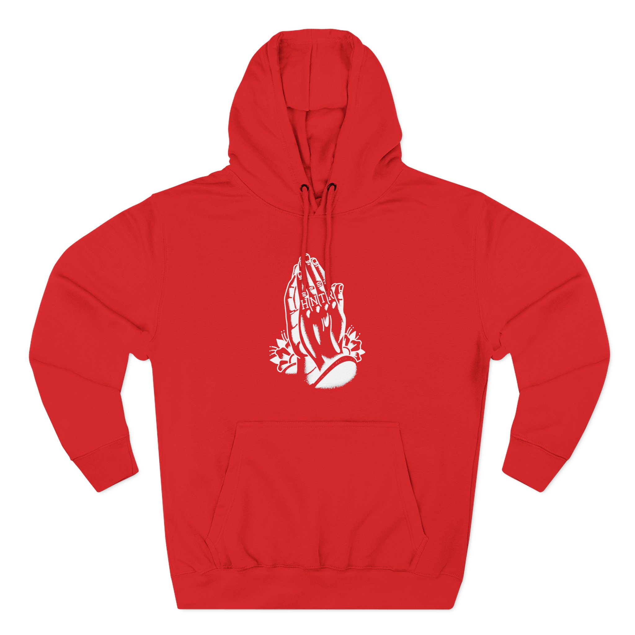 Demon Hunter Praying Hands Three-Panel Fleece Hoodie