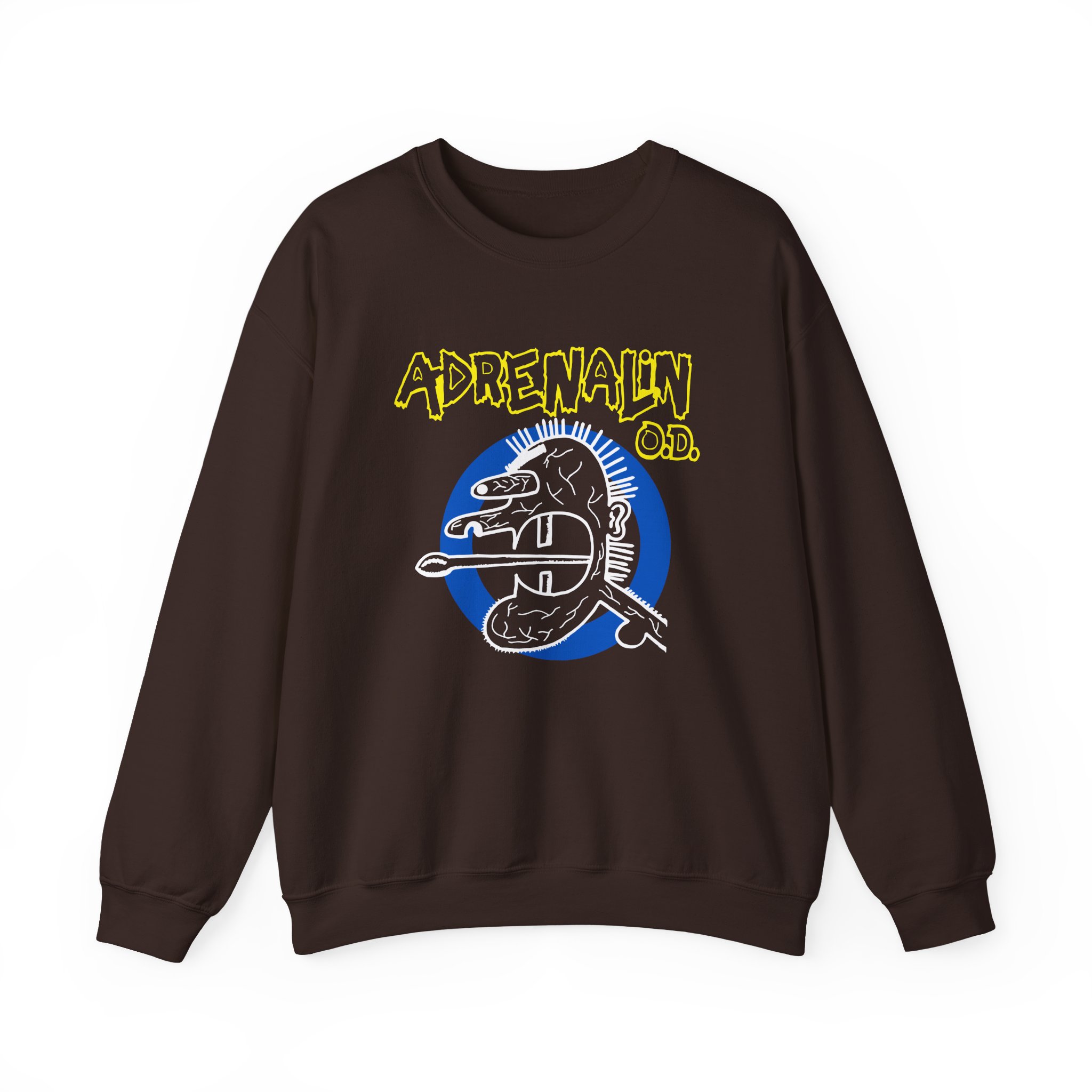 Adrenalin Od Vein Head Unisex Heavy Blendâ„¢ Crewneck Sweatshirt