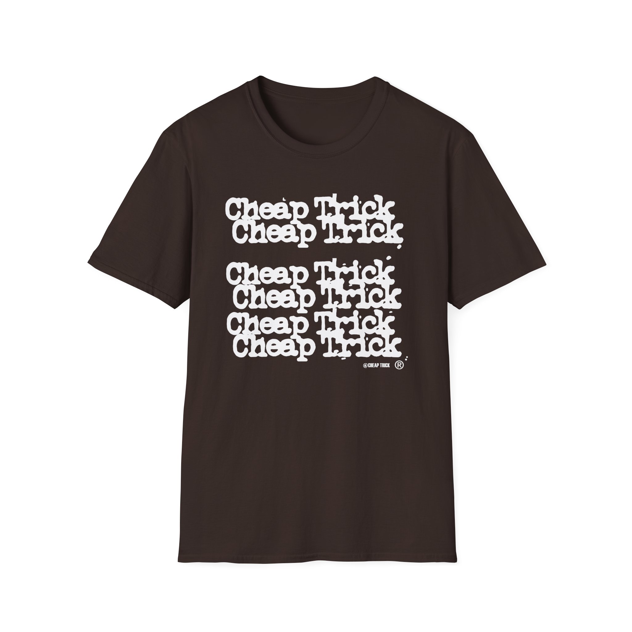 Cheap Trick Stacked Logo Unisex Softstyle T-Shirt