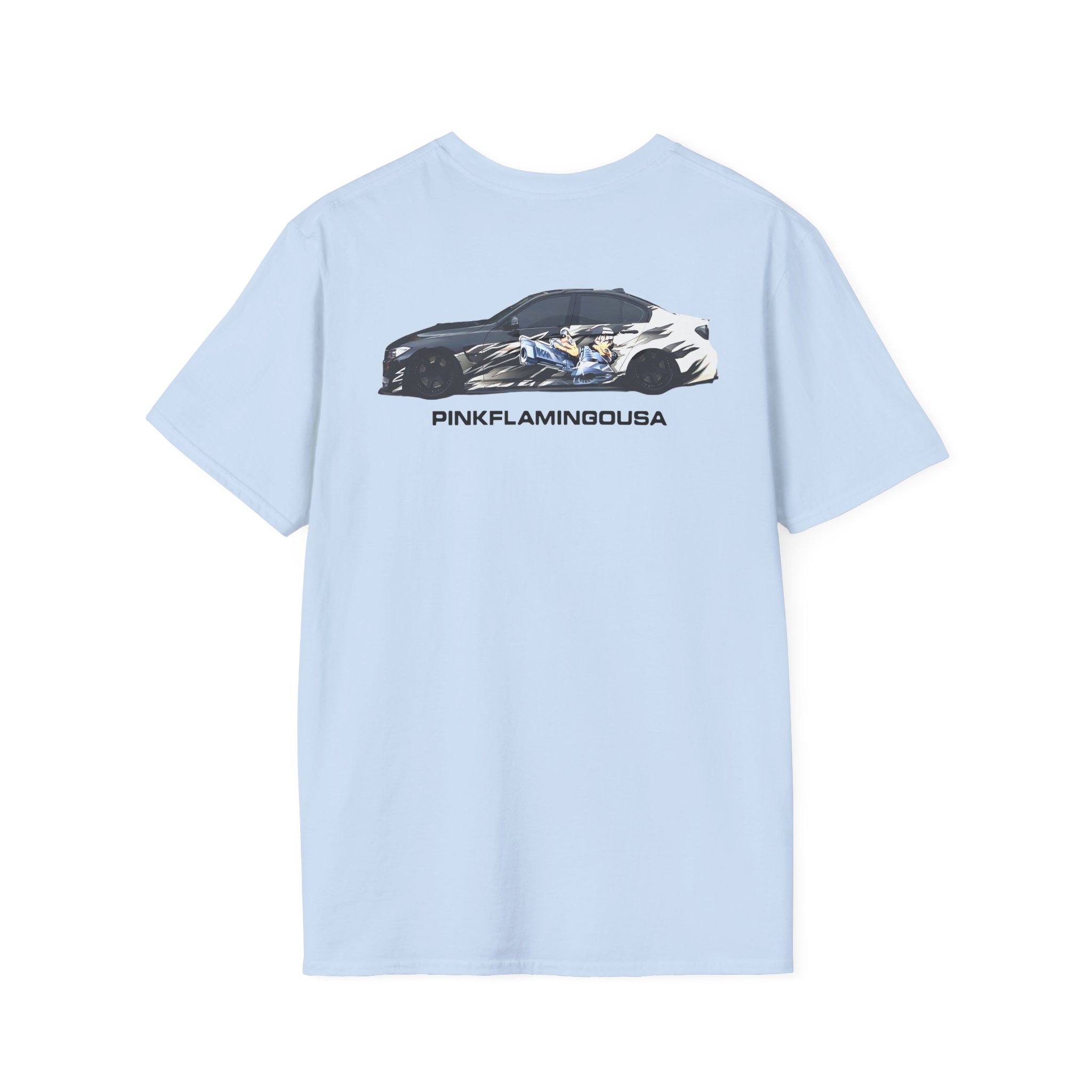 Xavier Wulf Pinkflamingousa Unisex Softstyle T-Shirt