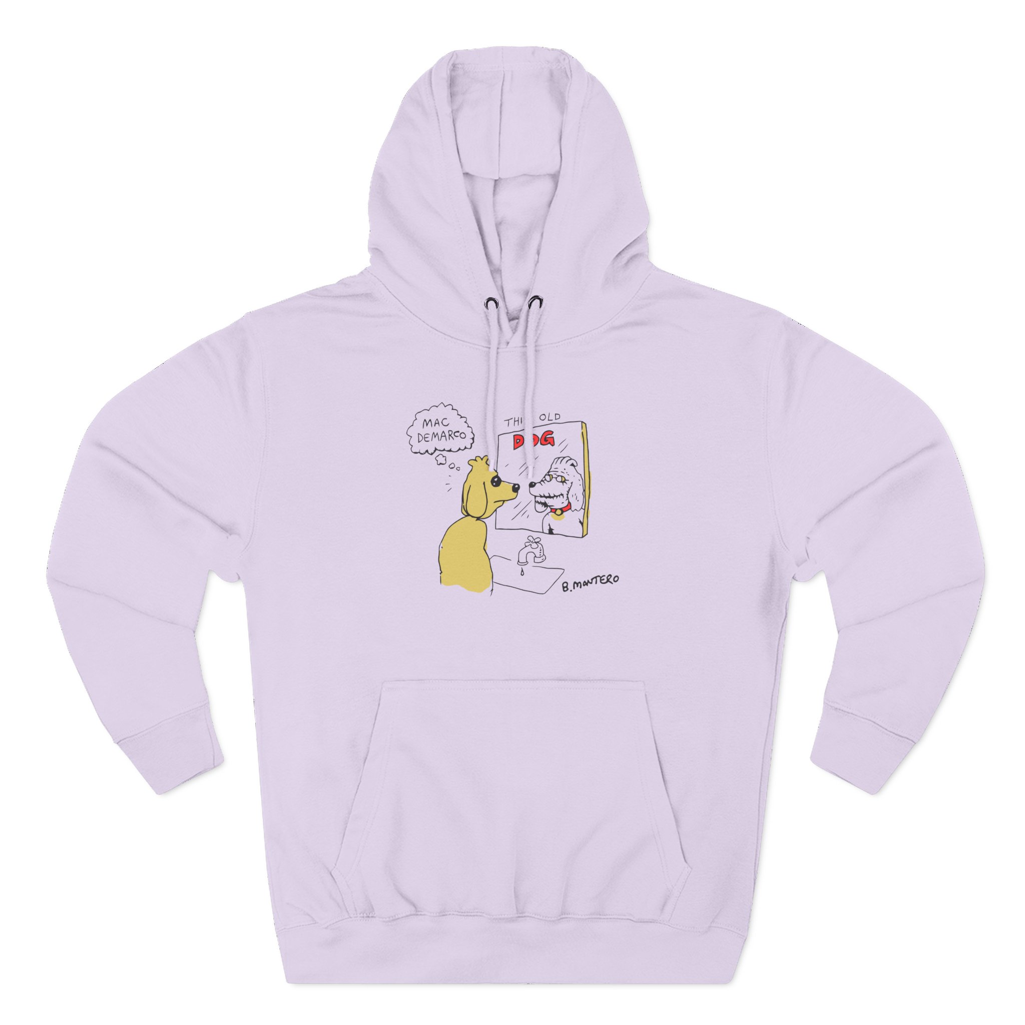 Mac Demarco Dog Mirror Three-Panel Fleece Hoodie