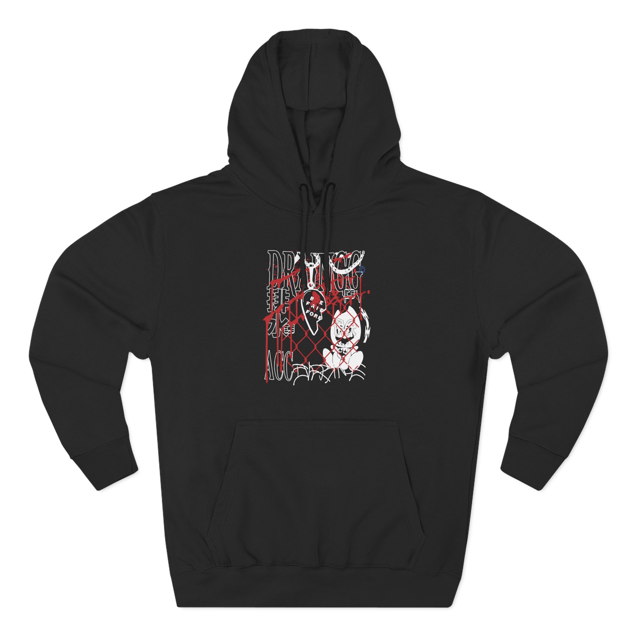 Bladee Three-Panel Fleece Hoodie